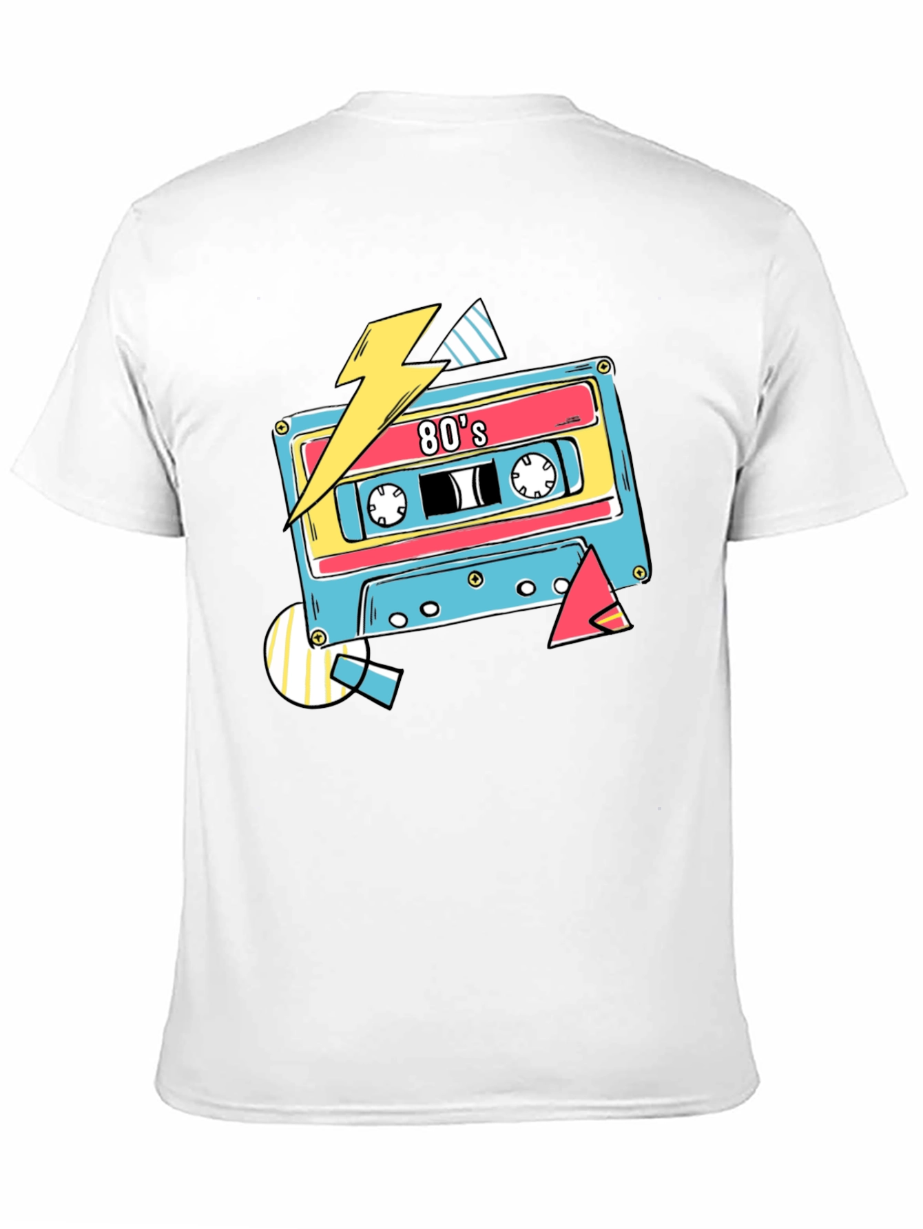 Retro 80s Cassette Tape Graphic T-Shirt
