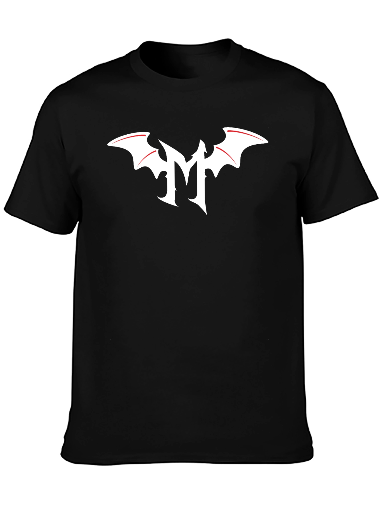 Bat Wing Logo Black T-Shirt
