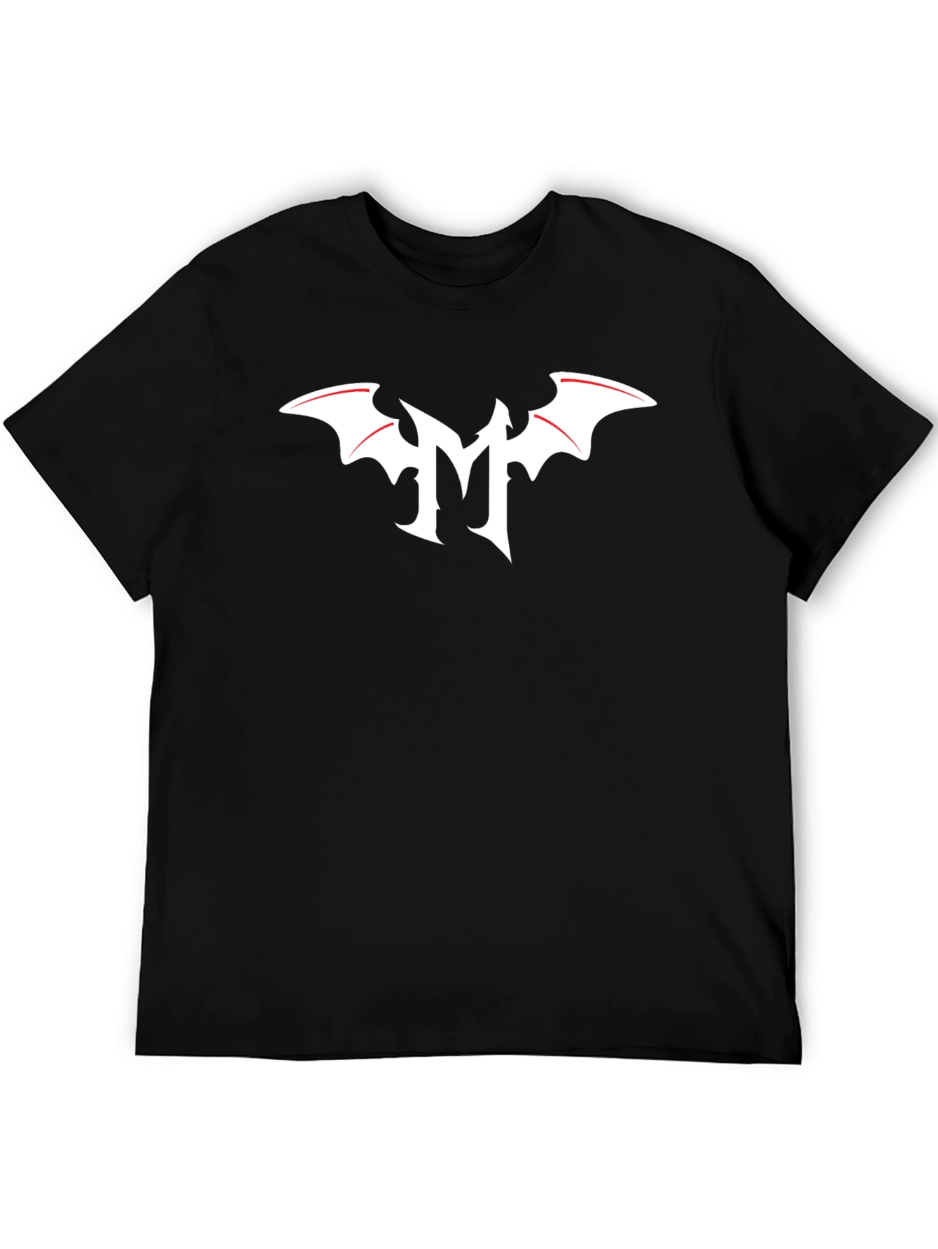 Bat Wing Logo Black T-Shirt