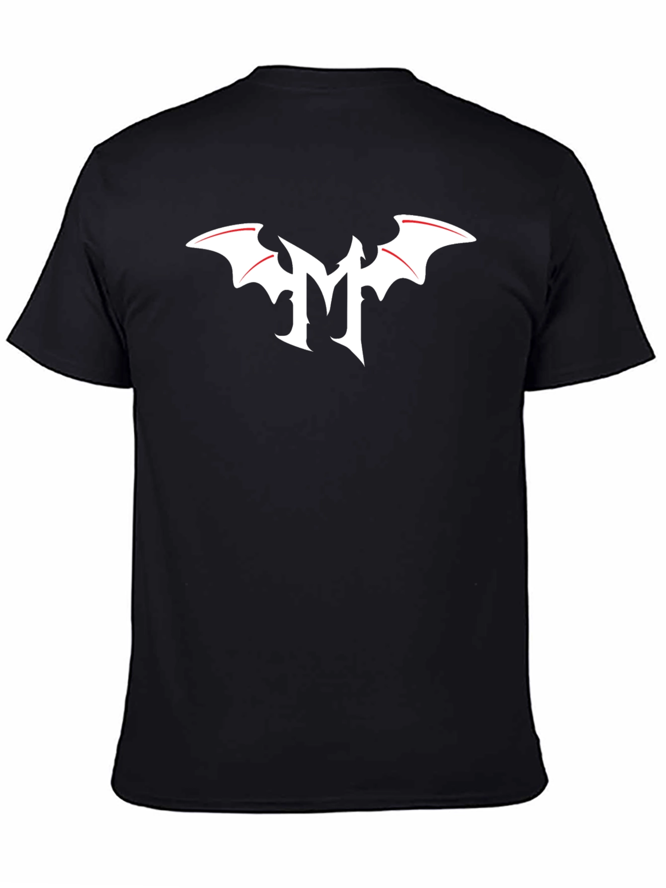 Bat Wing Logo Black T-Shirt
