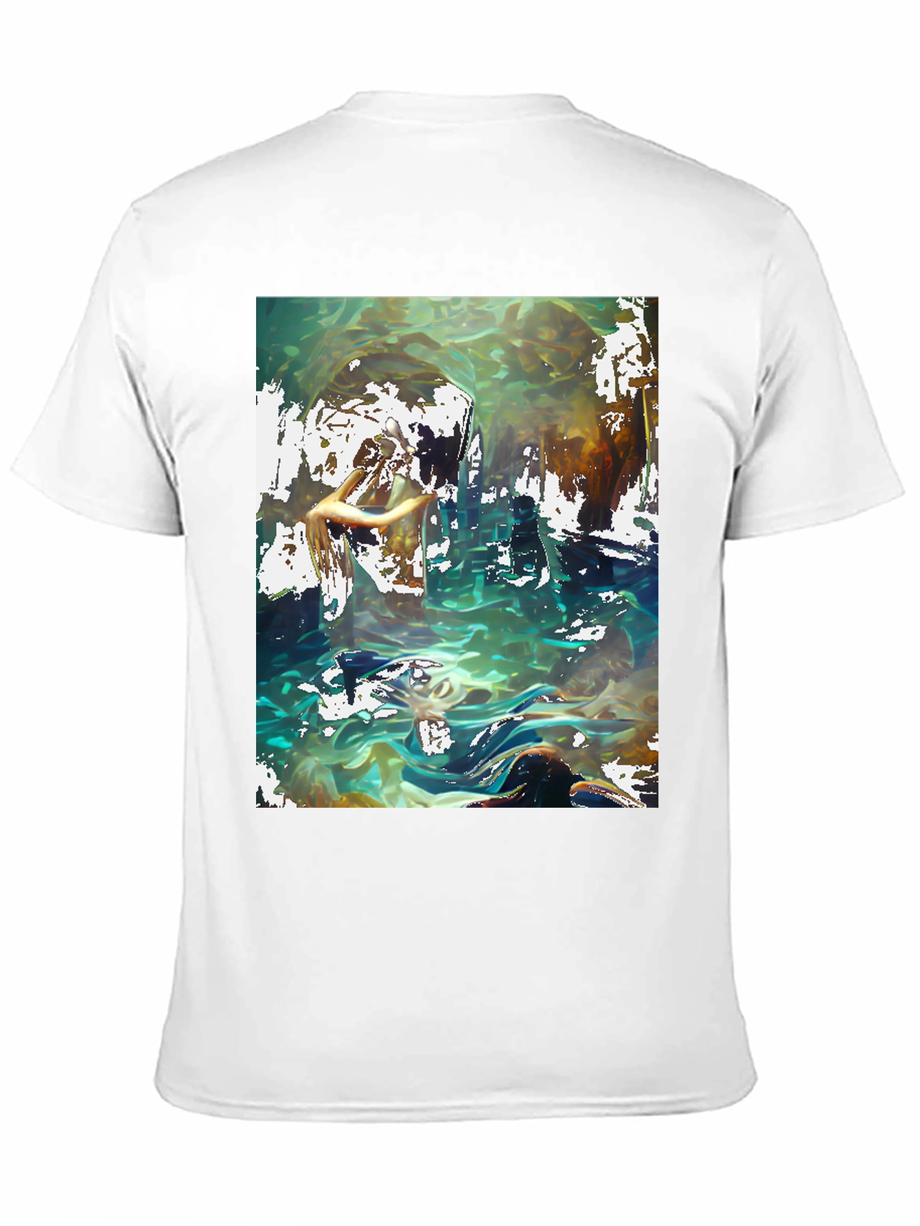 Abstract Ocean Graphic T-Shirt