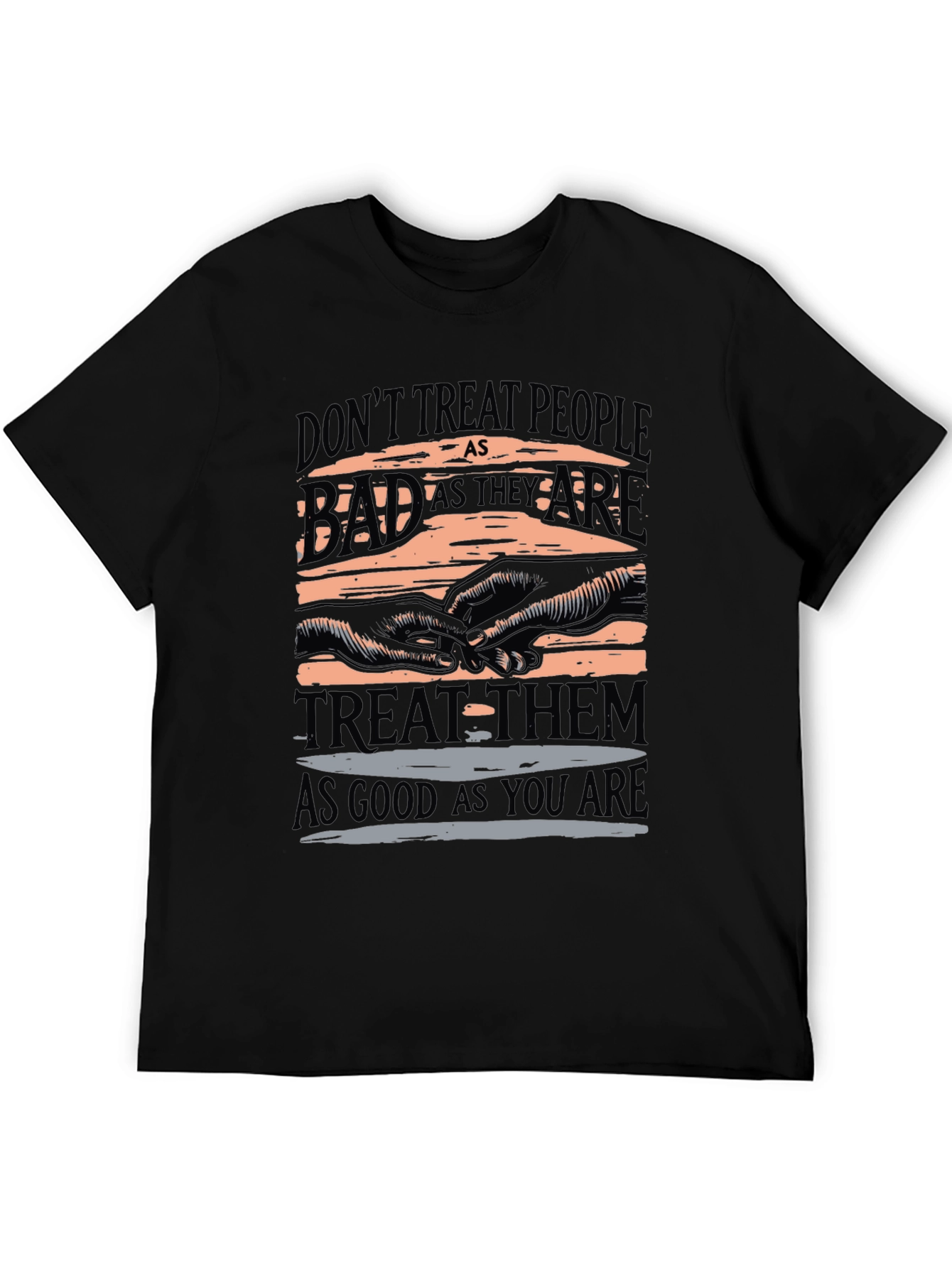 Inspirational Graphic T-Shirt - Treat Others Well