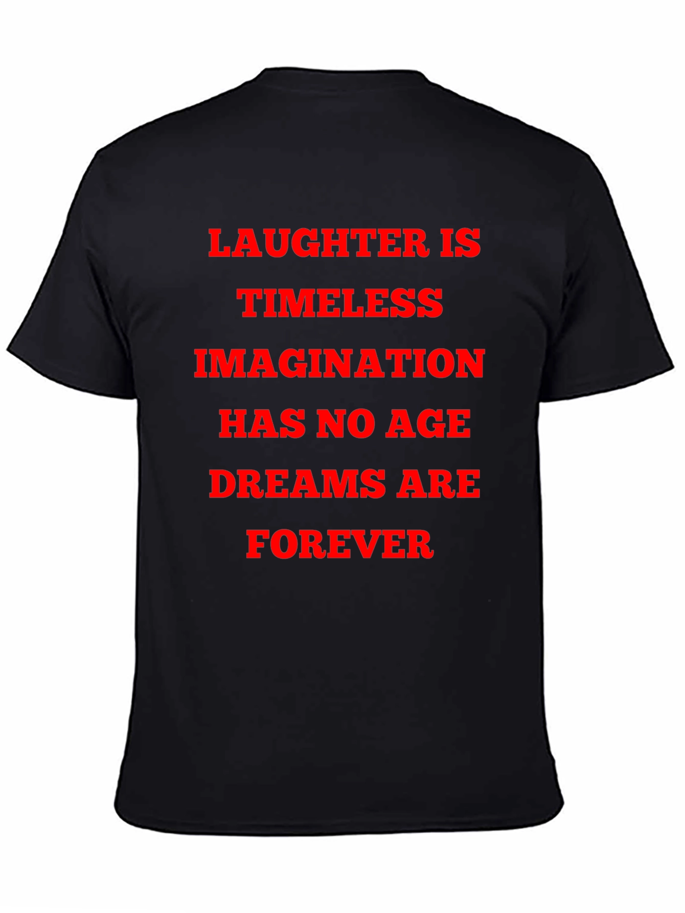 Laughter is Timeless Graphic Tee - Black