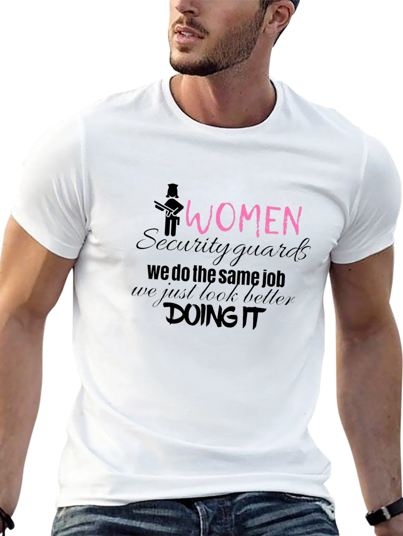 Women Security Guard T-Shirt