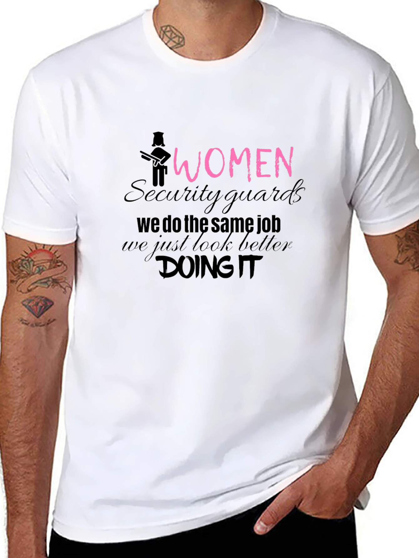 Women Security Guard T-Shirt