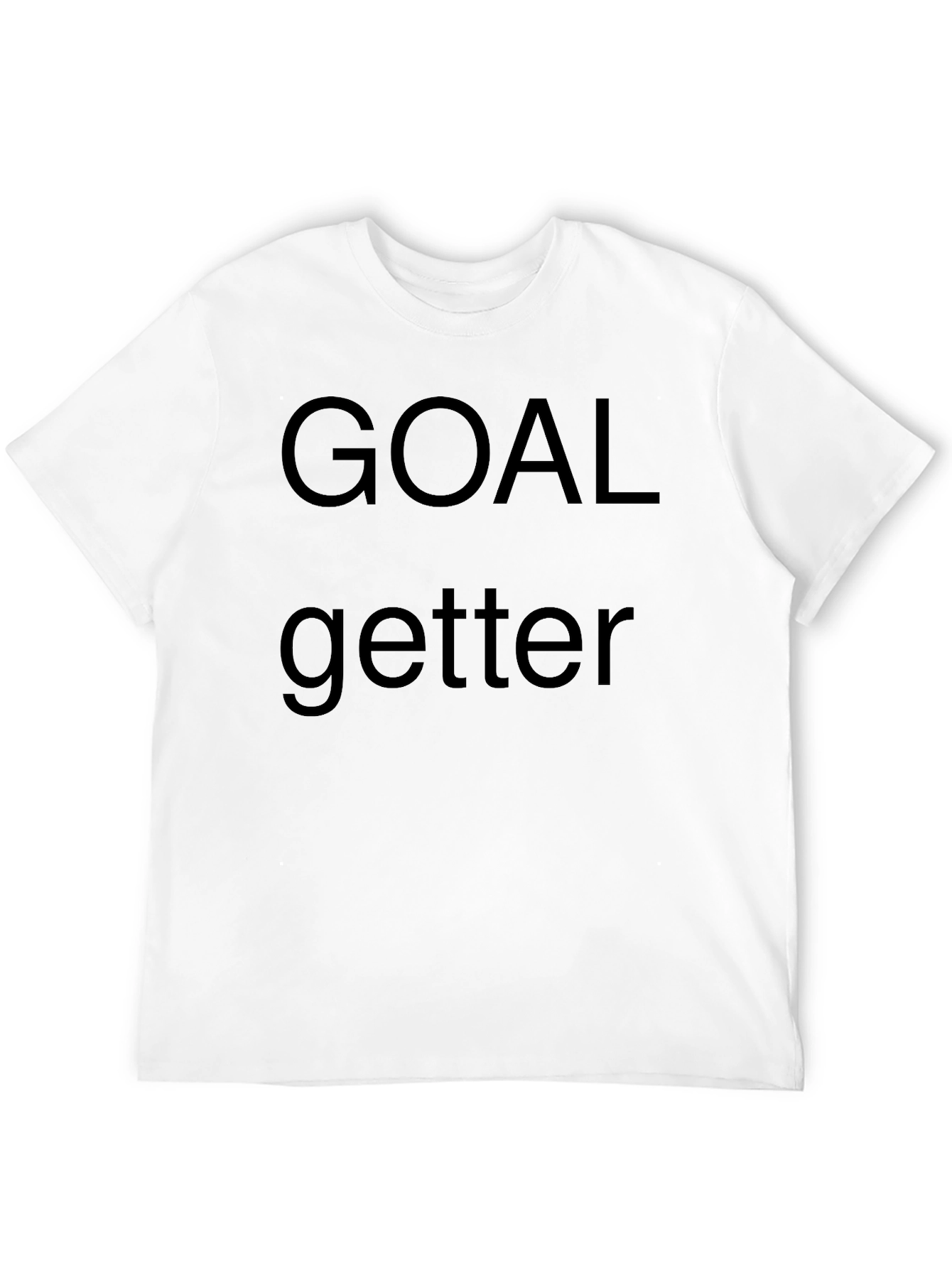 Goal Getter Black Graphic T-Shirt