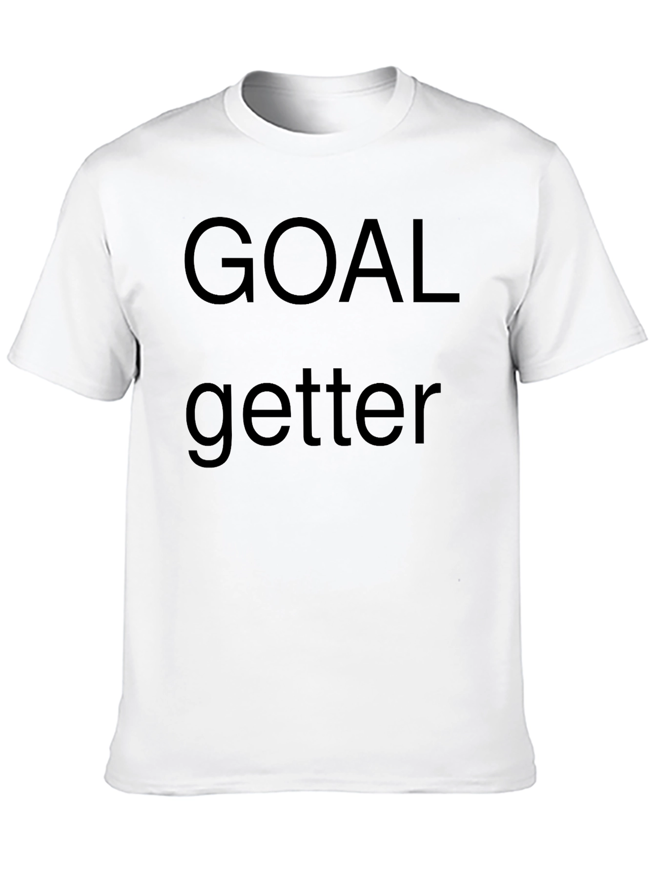 Goal Getter Black Graphic T-Shirt