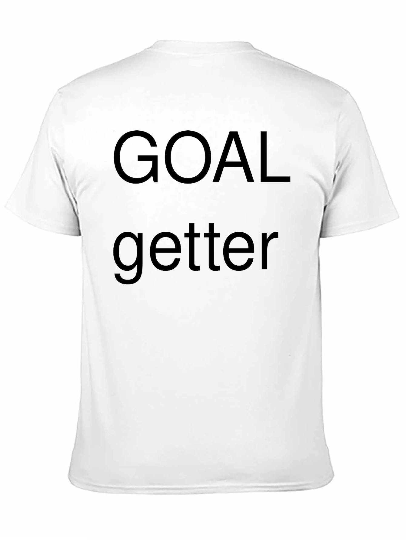 Goal Getter Black Graphic T-Shirt