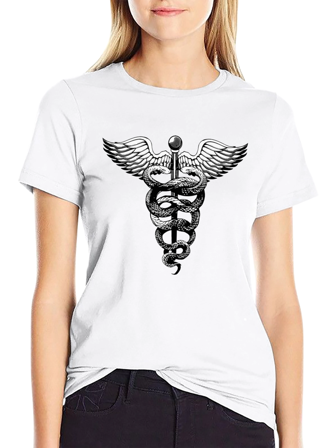 Caduceus Graphic T-Shirt