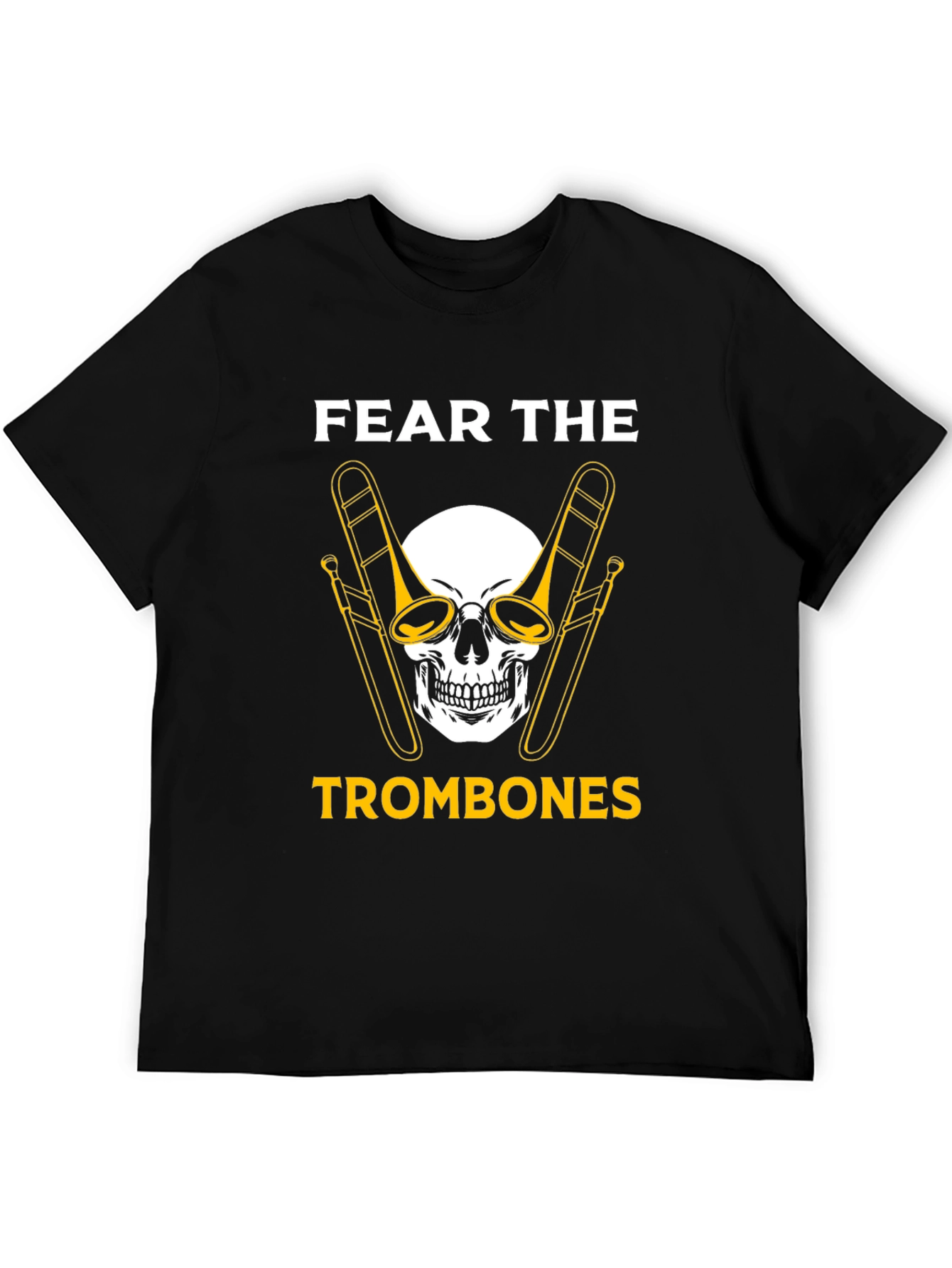 Fear the Trombones Black Graphic Tee