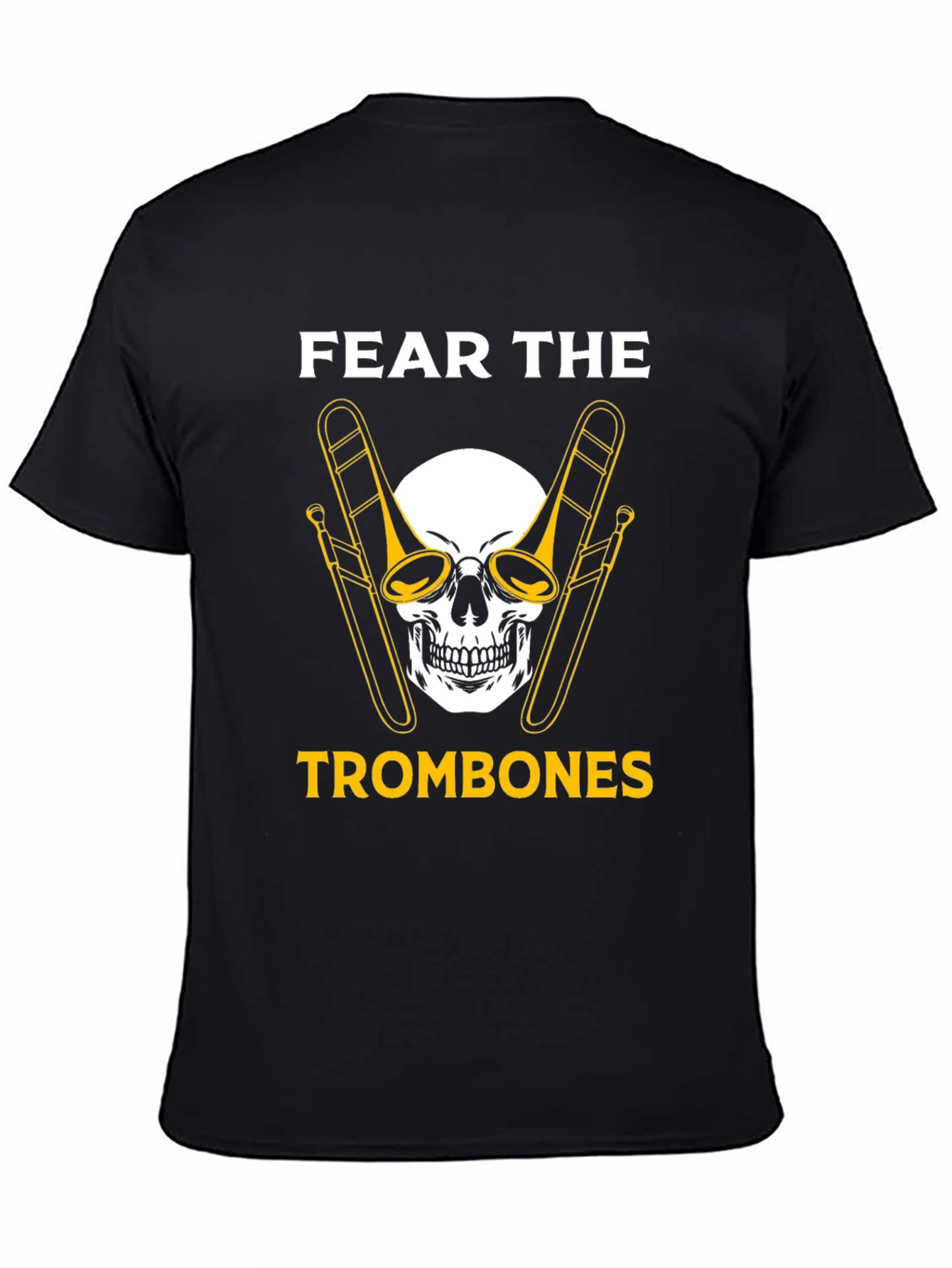 Fear the Trombones Black Graphic Tee