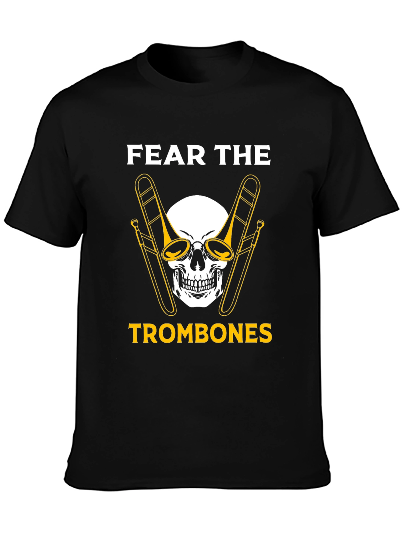 Fear the Trombones Black Graphic Tee
