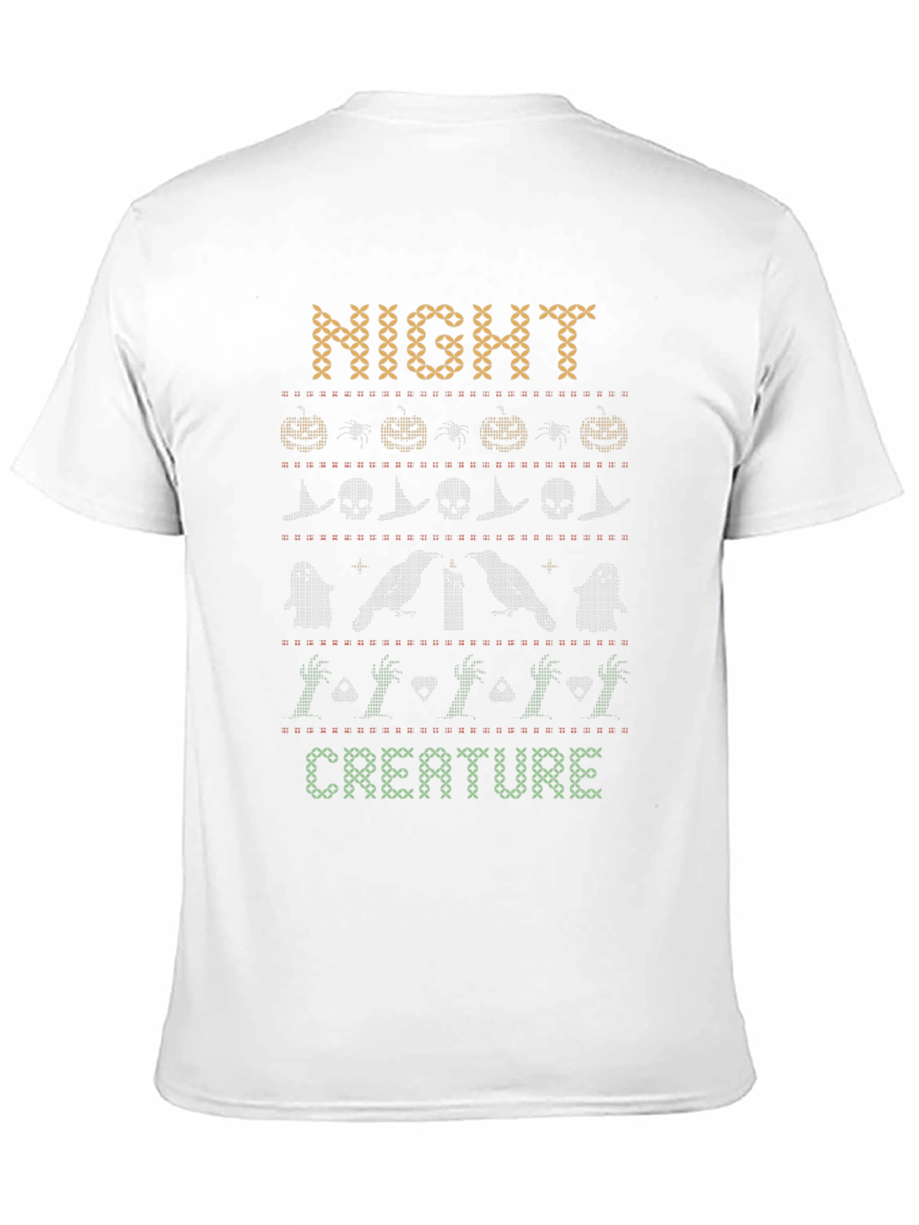 Night Creature Halloween Pattern T-Shirt
