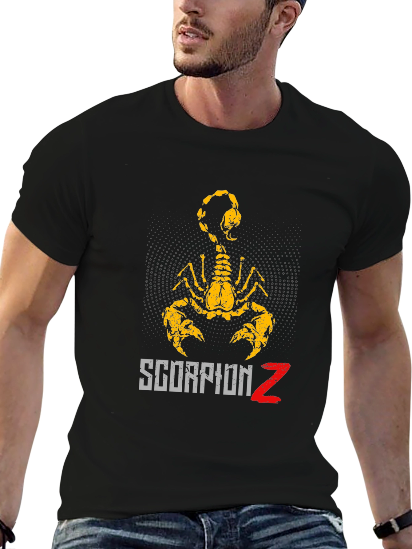 Scorpion Z Graphic T-Shirt - Black
