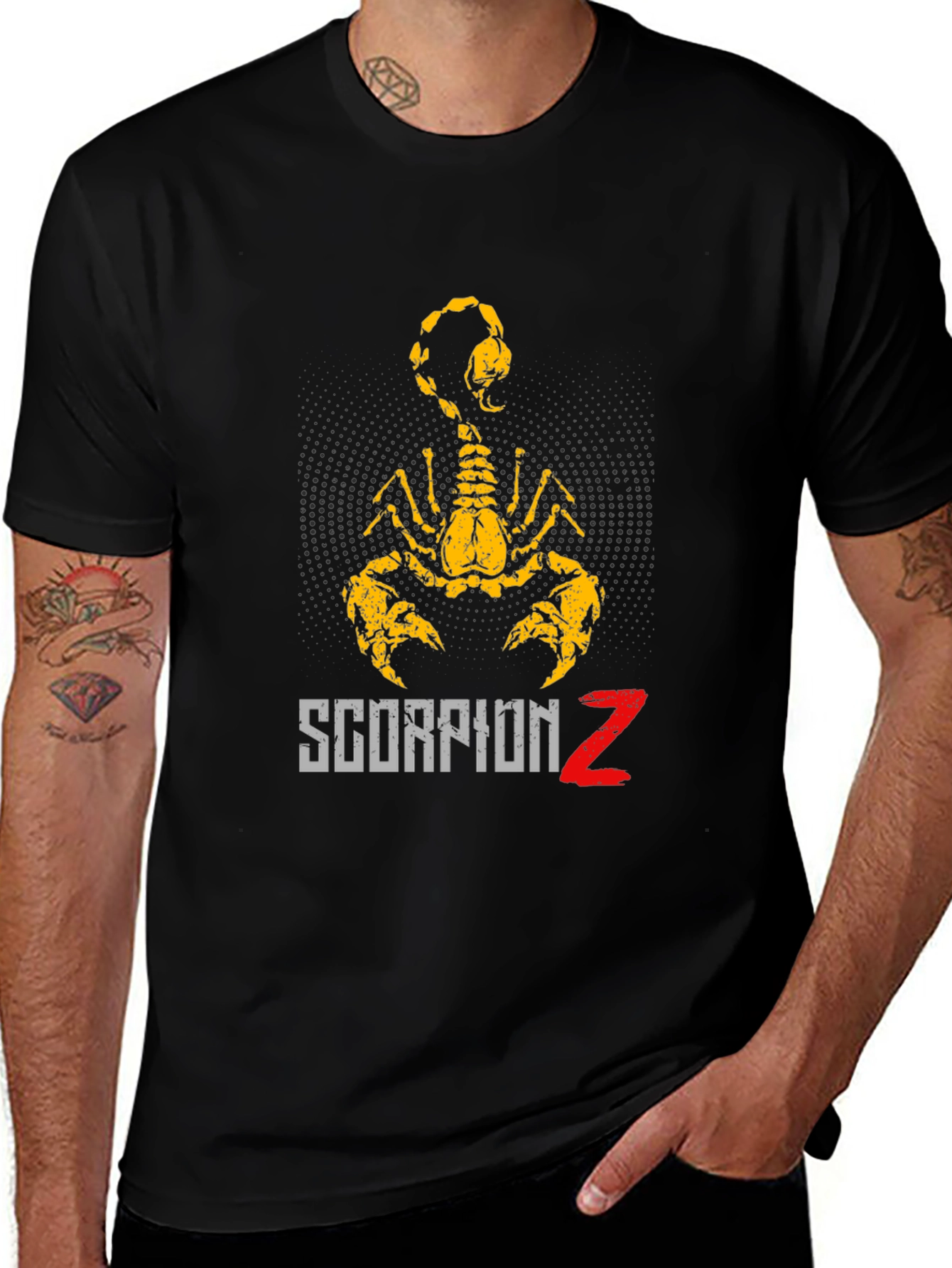 Scorpion Z Graphic T-Shirt - Black