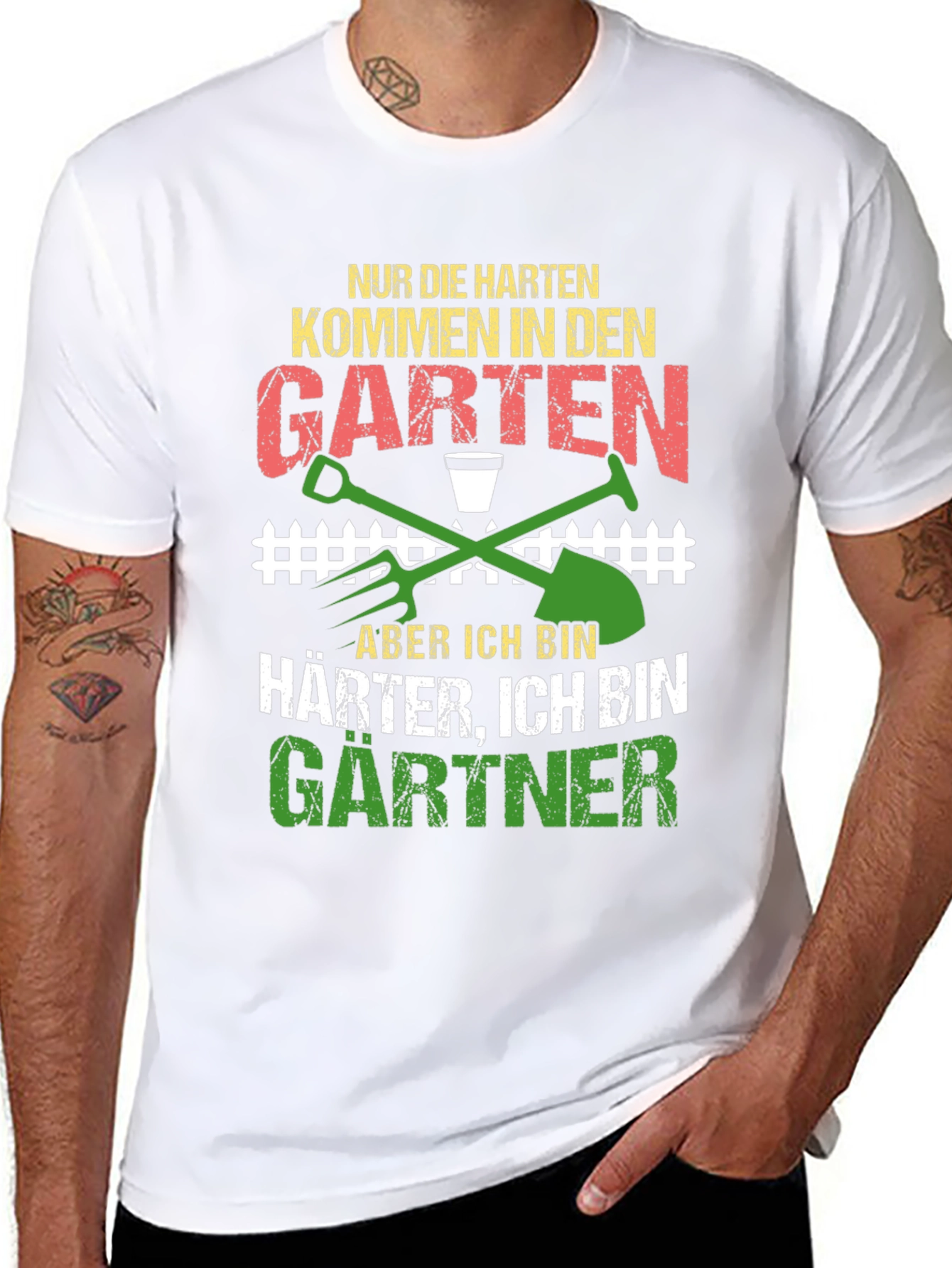 Gardener T-Shirt: Tough Garden Humor Tee