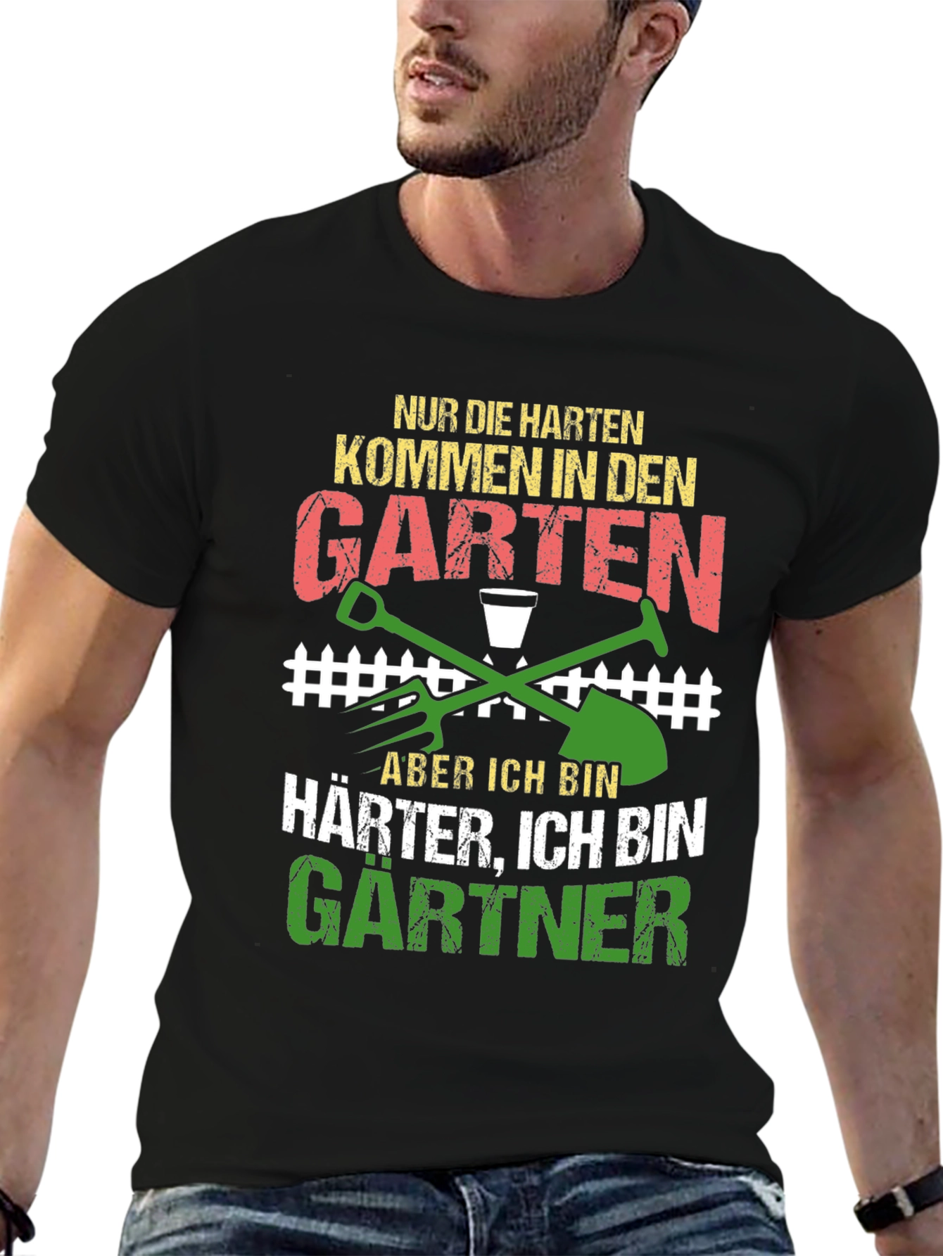 Gardener T-Shirt: Tough Garden Humor Tee