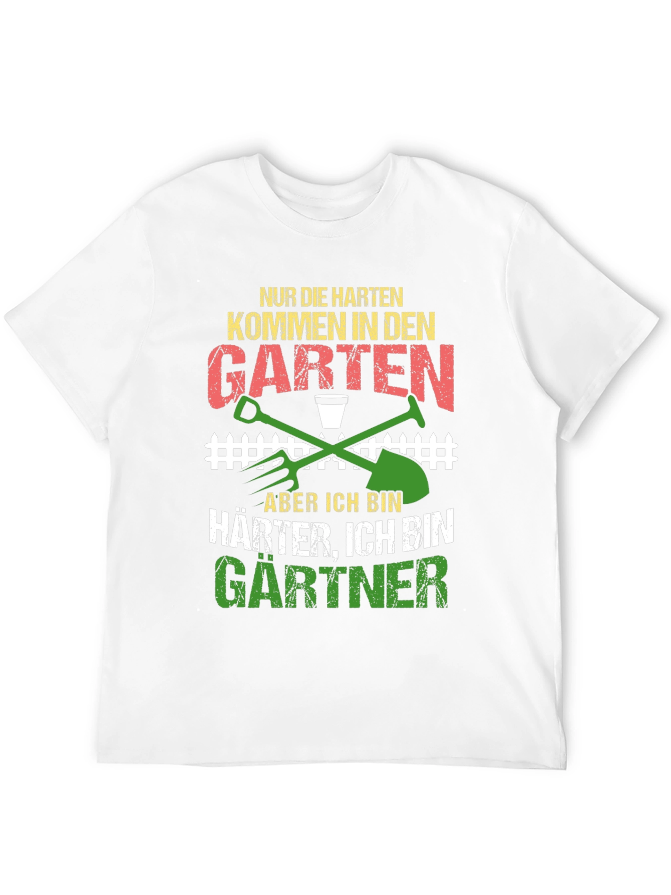 Gardener T-Shirt: Tough Garden Humor Tee