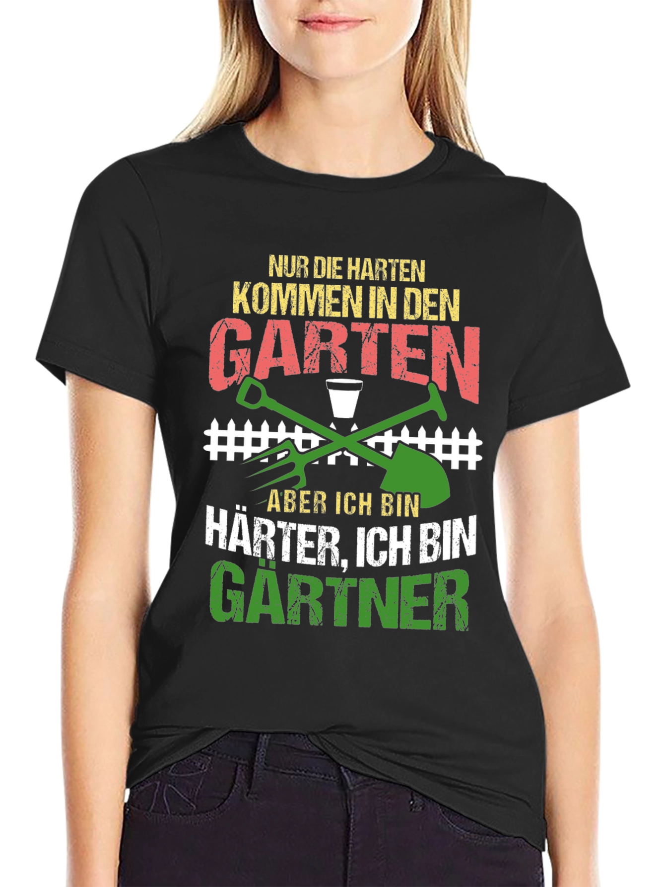 Gardener T-Shirt: Tough Garden Humor Tee