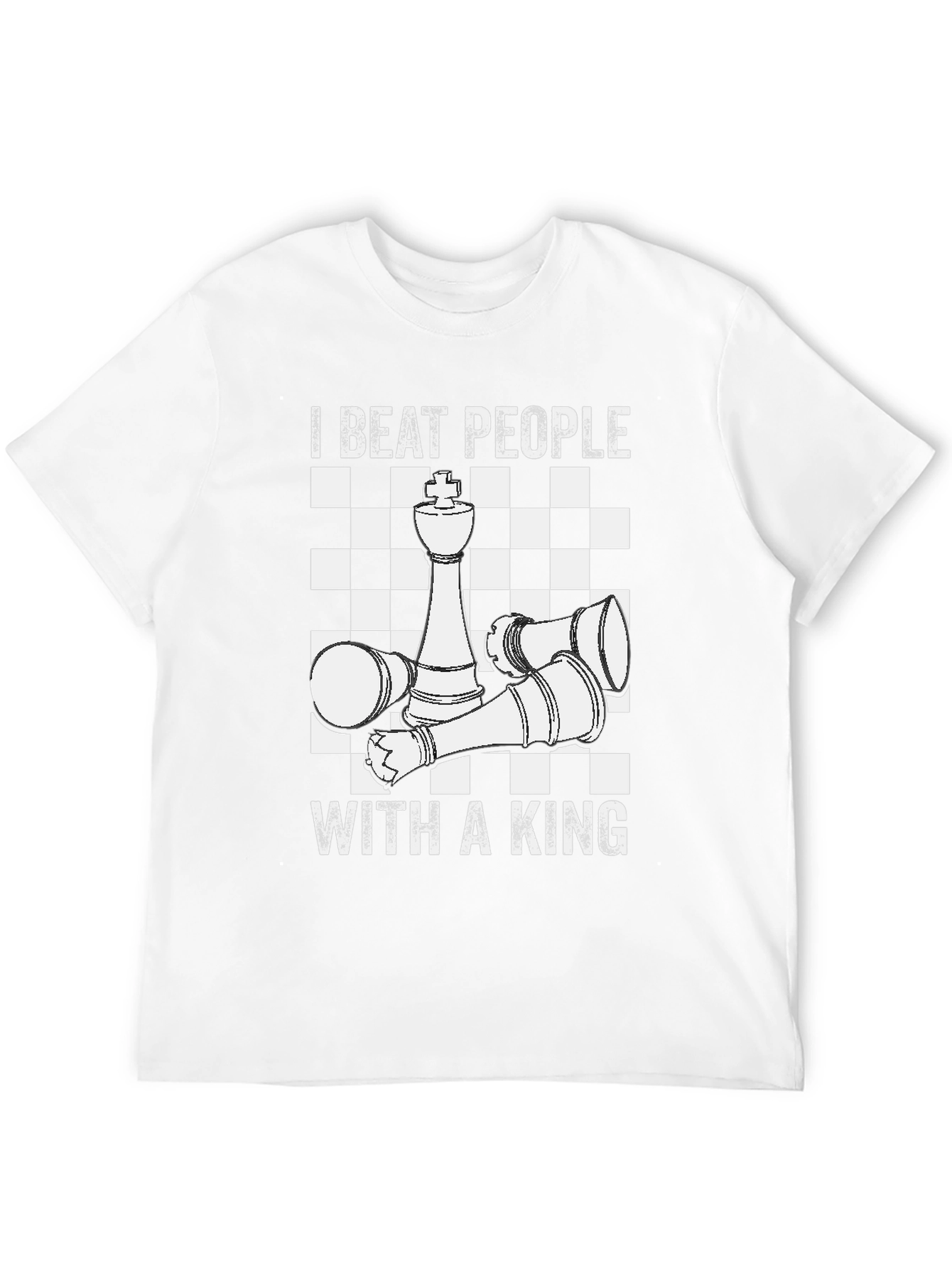 Chess King T-Shirt - I Beat People