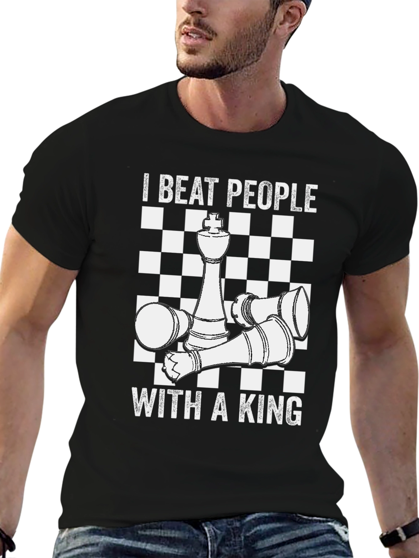 Chess King T-Shirt - I Beat People