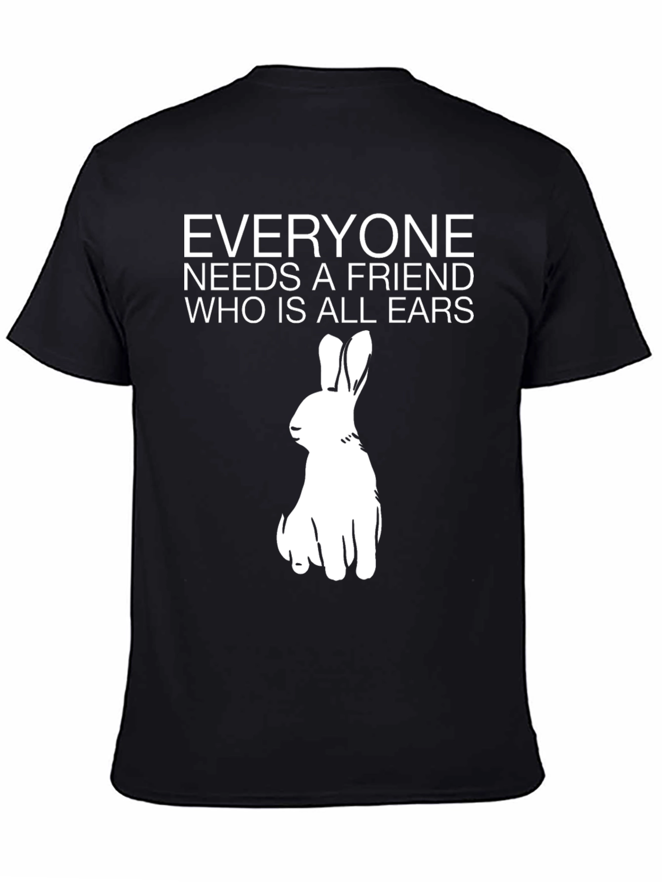 Funny Rabbit Graphic T-Shirt - All Ears Friend