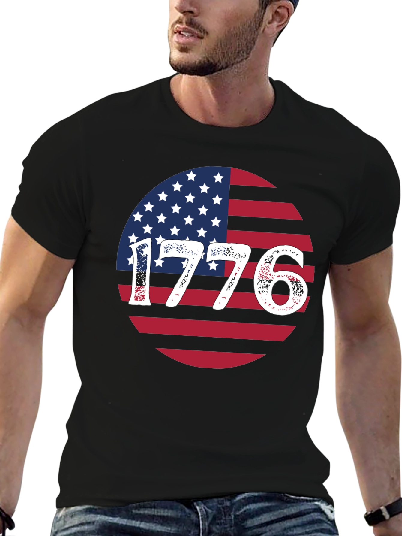 1776 Patriotic Graphic T-Shirt