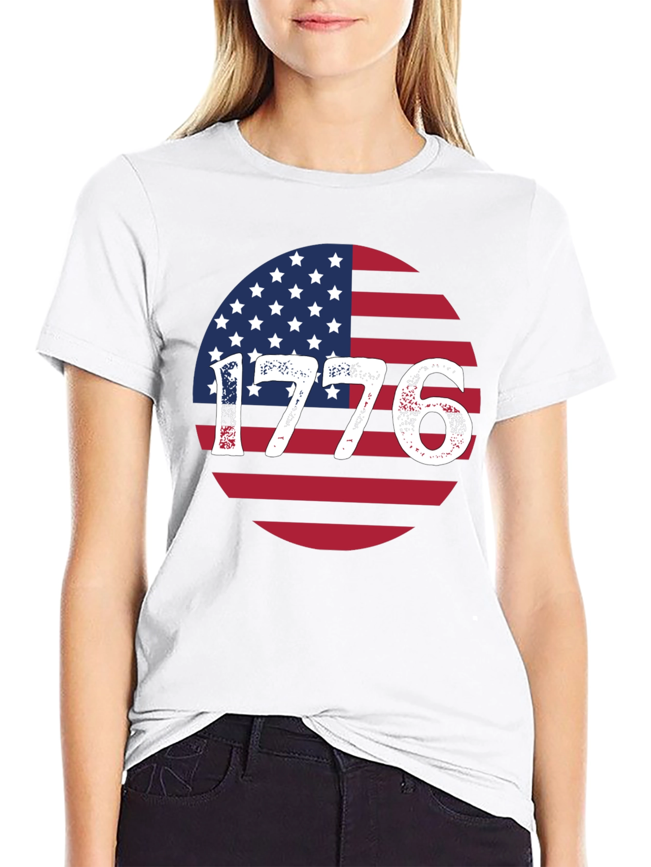 1776 Patriotic Graphic T-Shirt