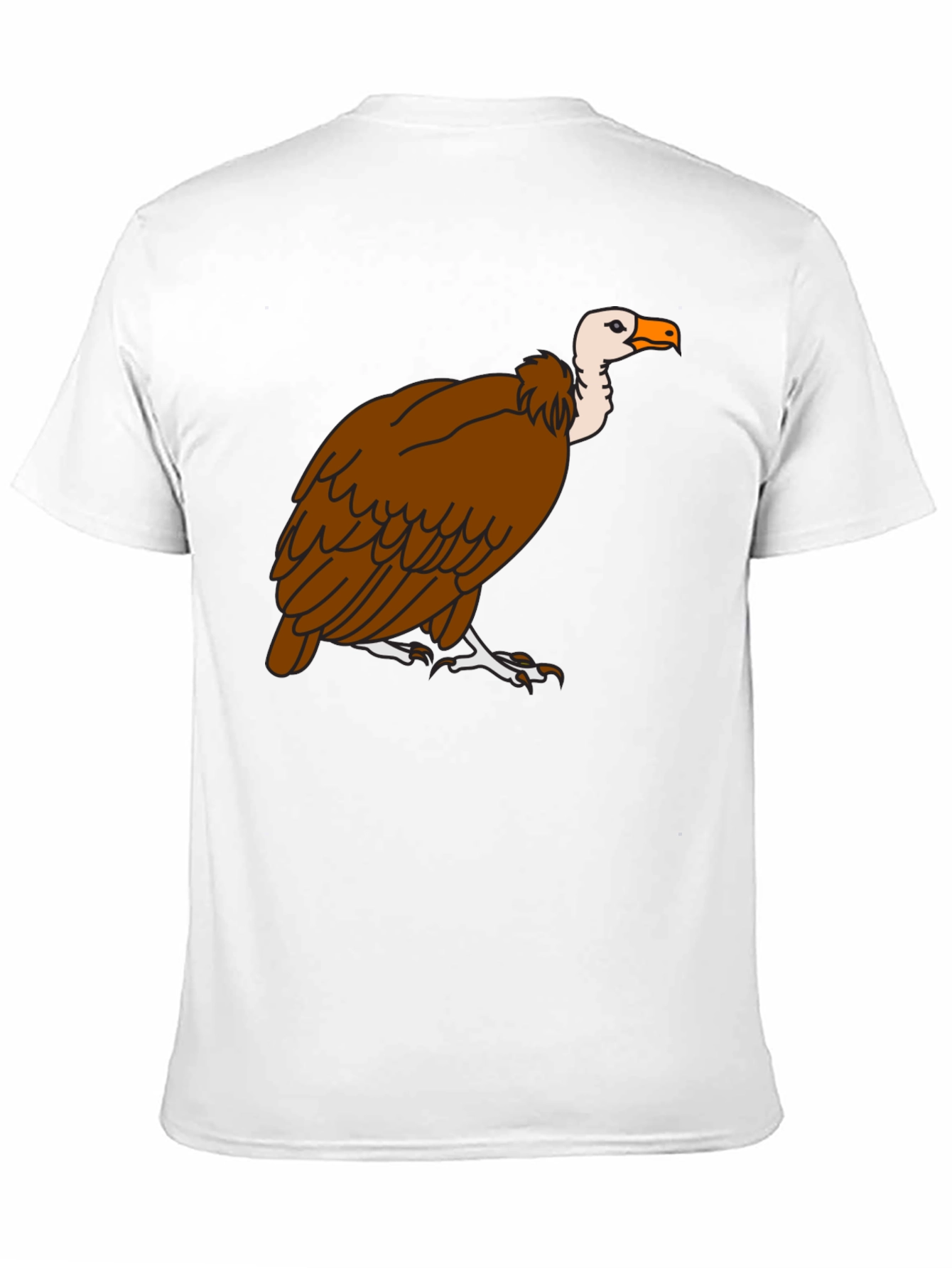 Vulture Graphic Tee - Black Cotton T-Shirt