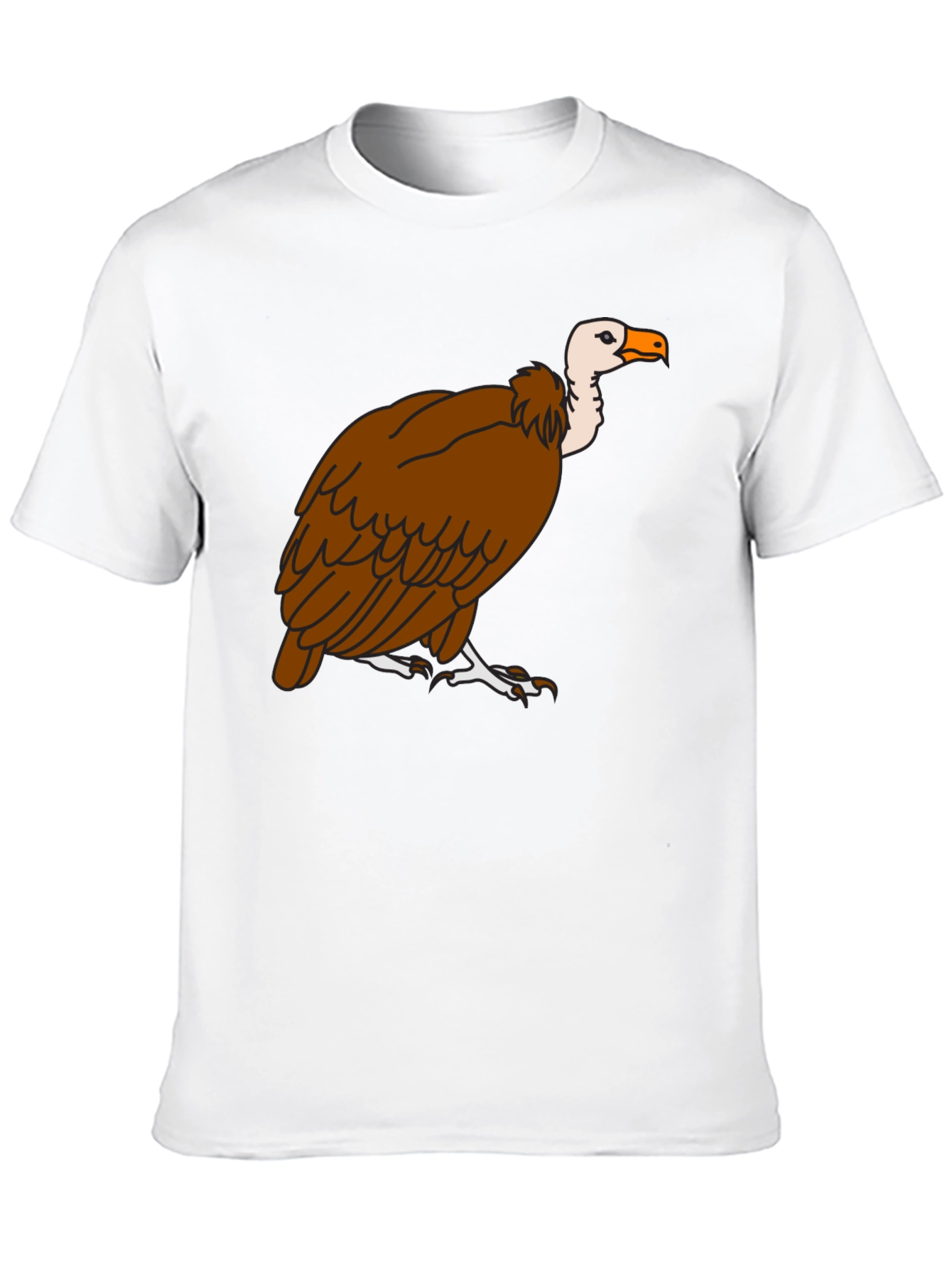 Vulture Graphic Tee - Black Cotton T-Shirt