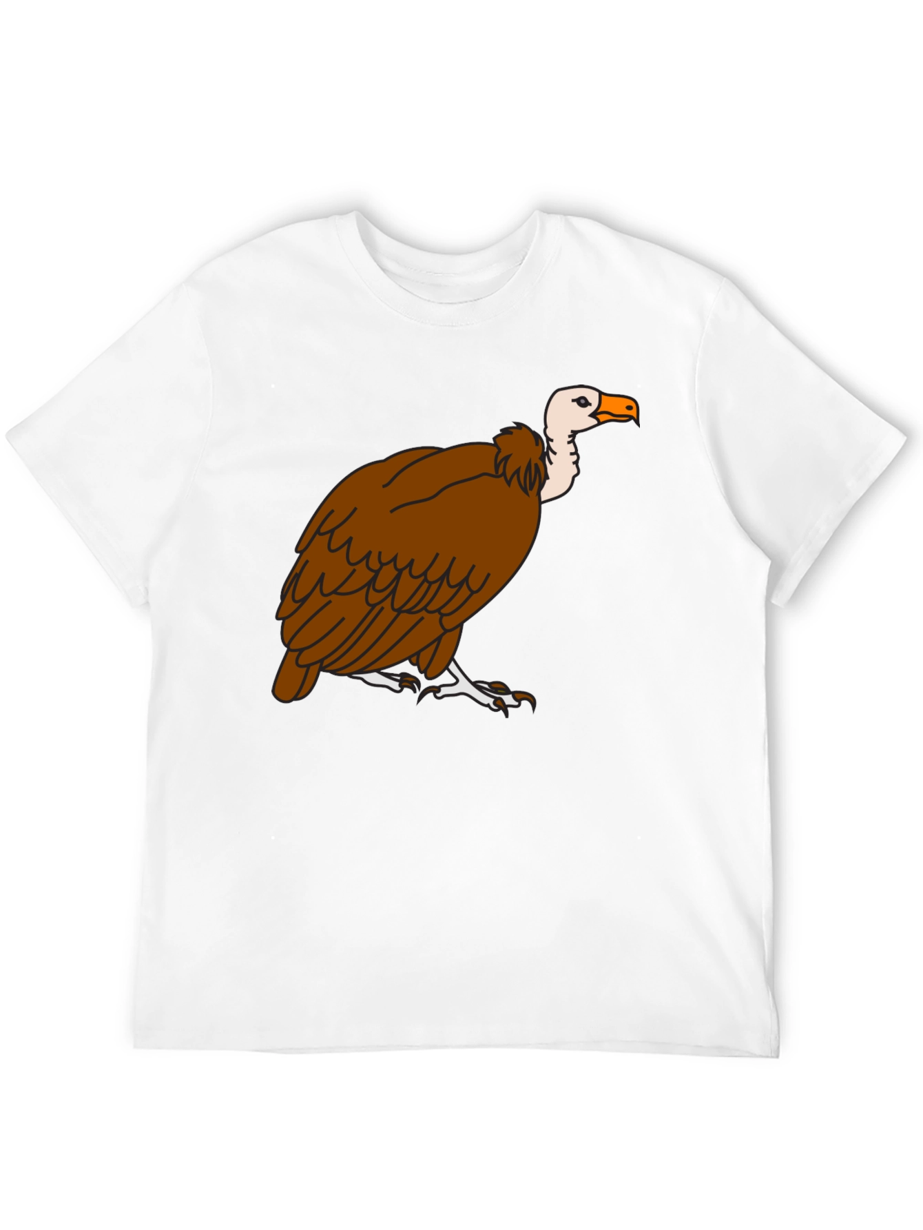 Vulture Graphic Tee - Black Cotton T-Shirt