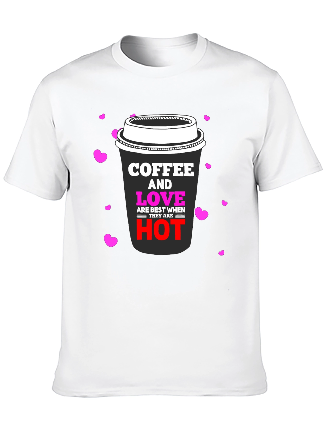 Coffee & Love Black Graphic Tee