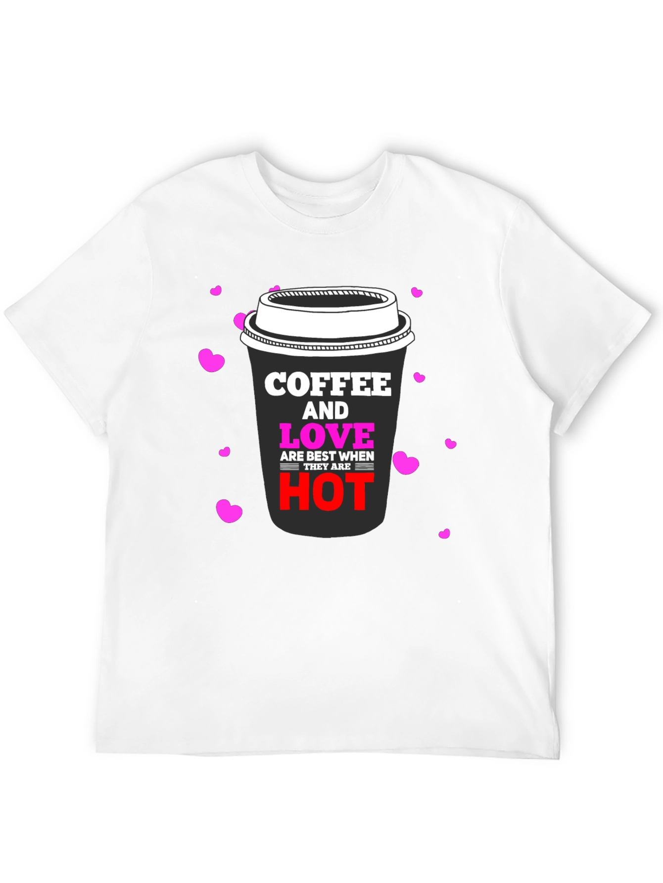 Coffee & Love Black Graphic Tee
