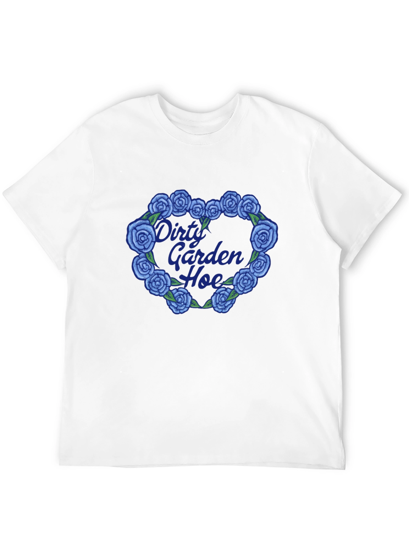 Dirty Garden Hoe Floral Heart T-Shirt