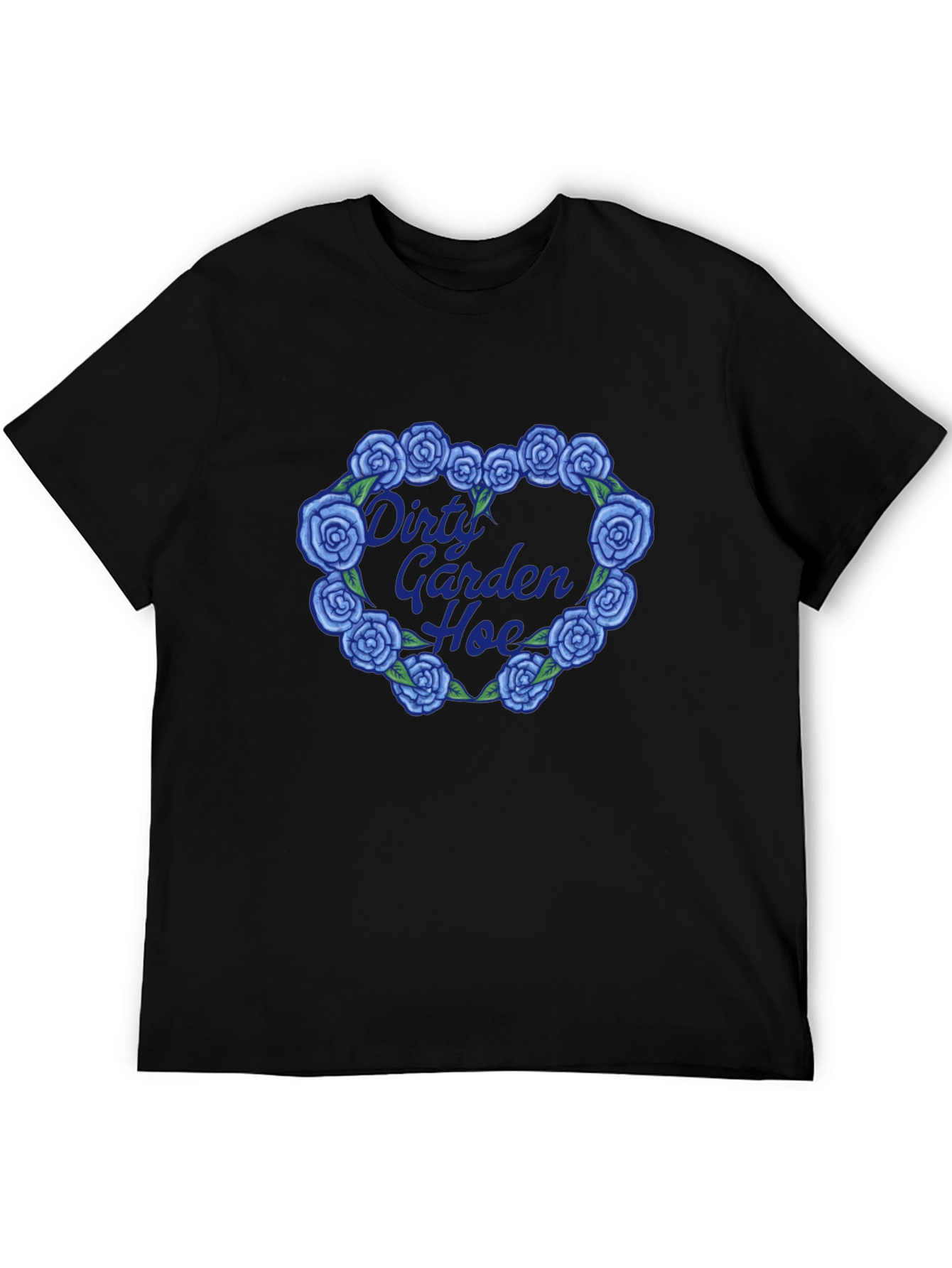 Dirty Garden Hoe Floral Heart T-Shirt