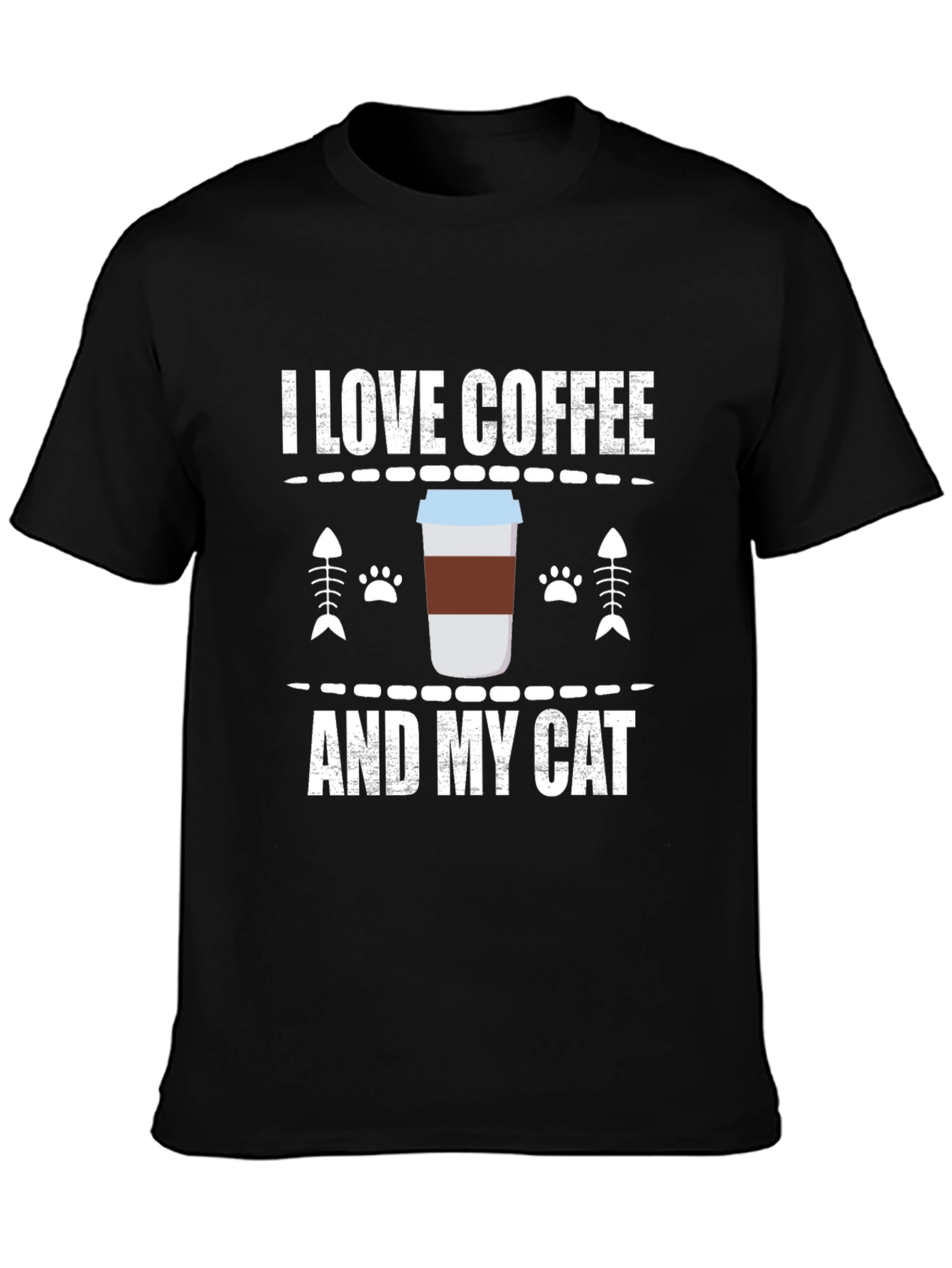 Coffee & Cat Lover T-Shirt