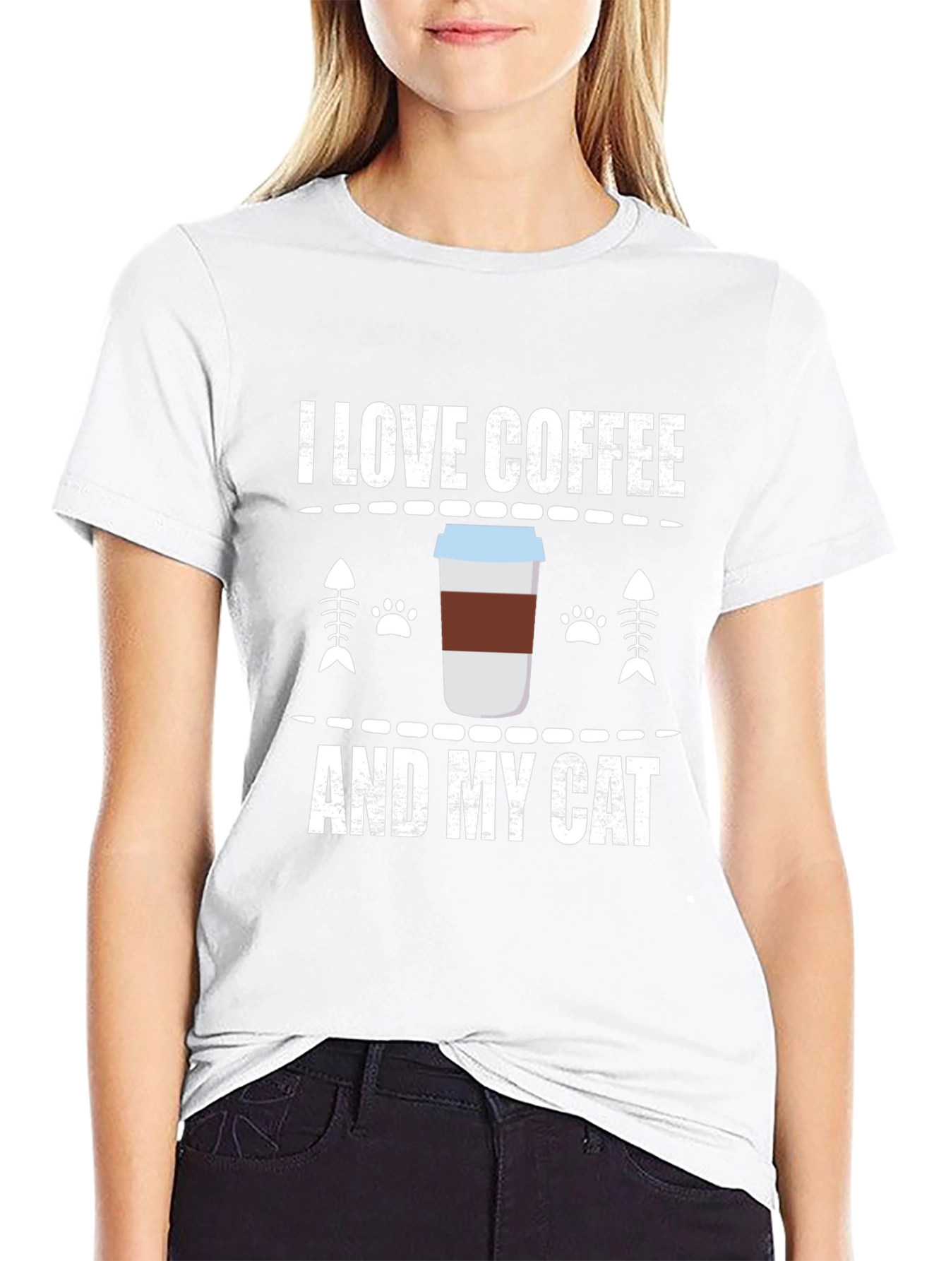 Coffee & Cat Lover T-Shirt