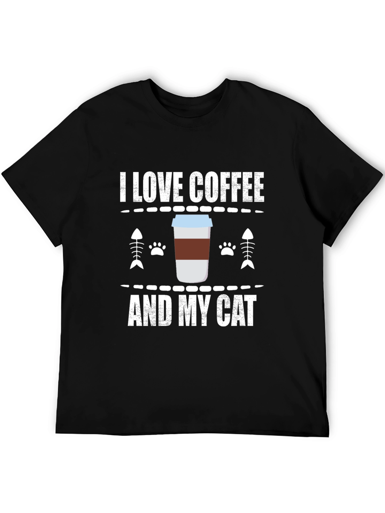 Coffee & Cat Lover T-Shirt