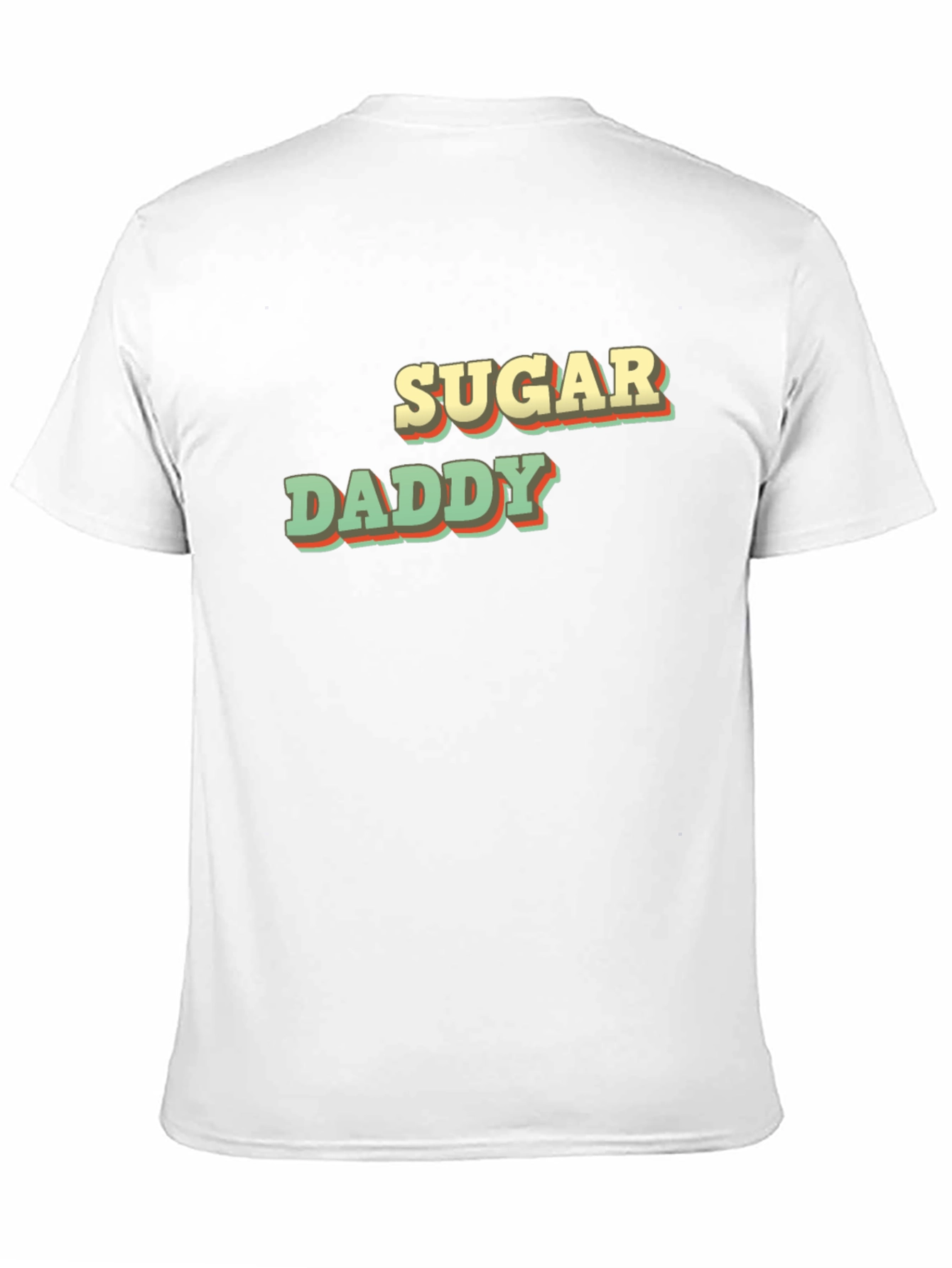 Retro Sugar Daddy Graphic Tee - Black Cotton T-Shirt
