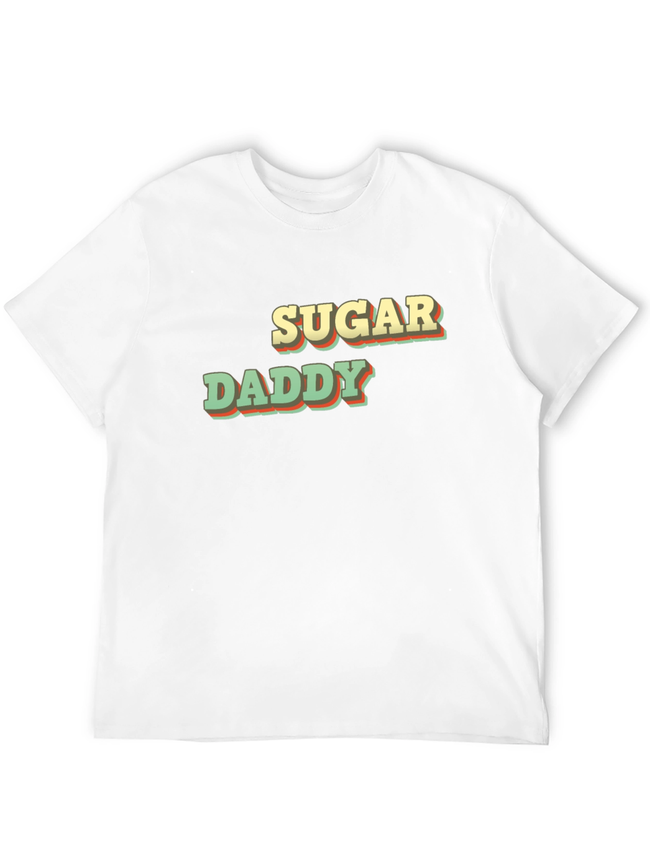 Retro Sugar Daddy Graphic Tee - Black Cotton T-Shirt
