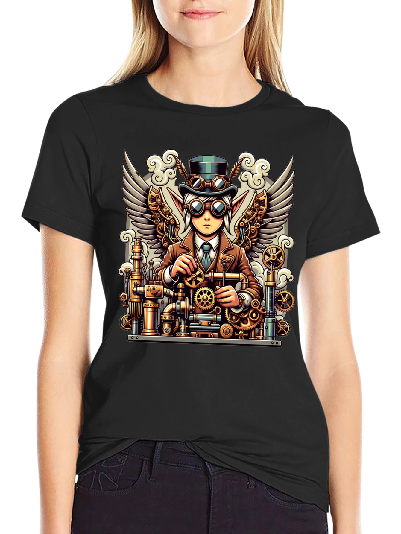 Steampunk Engineer Elf T-Shirt