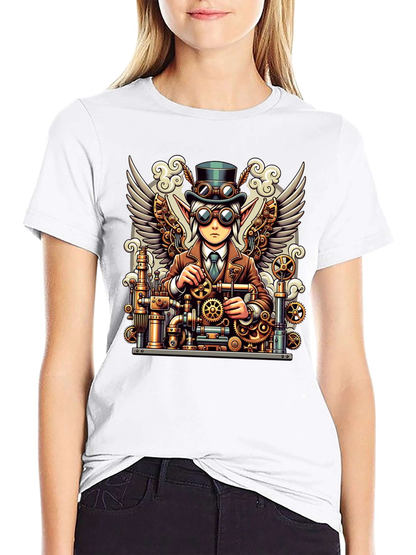 Steampunk Engineer Elf T-Shirt