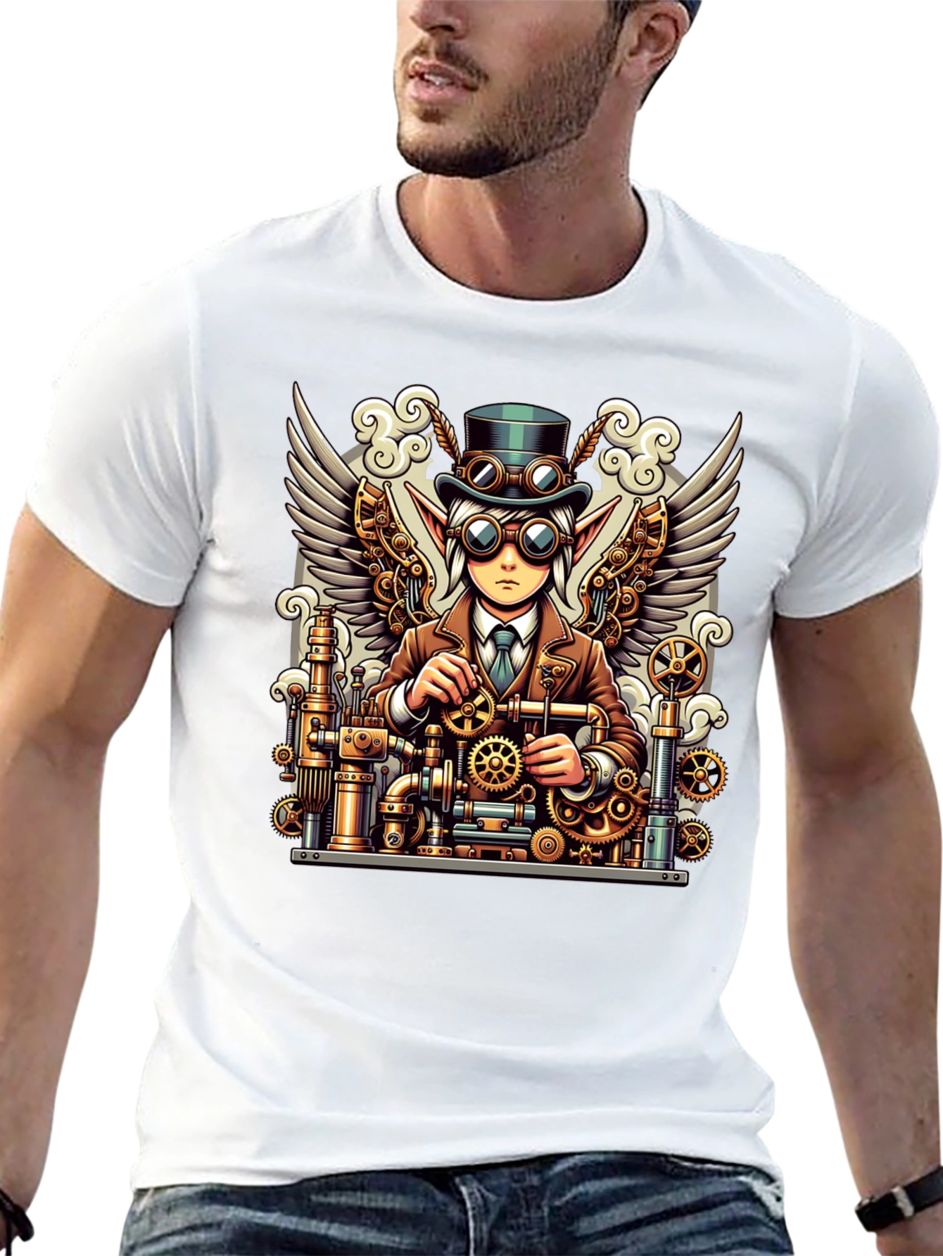 Steampunk Engineer Elf T-Shirt