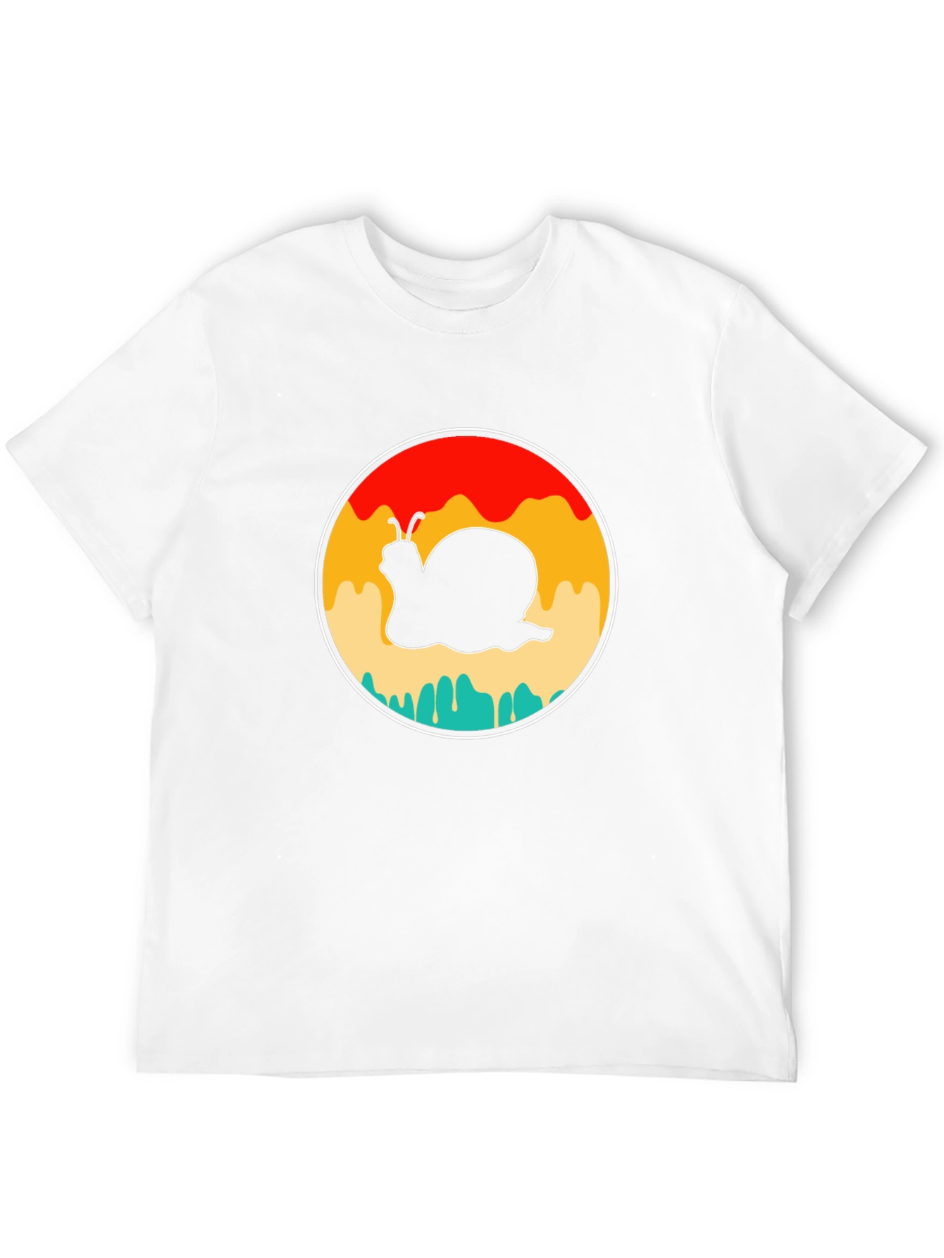 Retro Snail Graphic Tee - Stylish Black T-Shirt