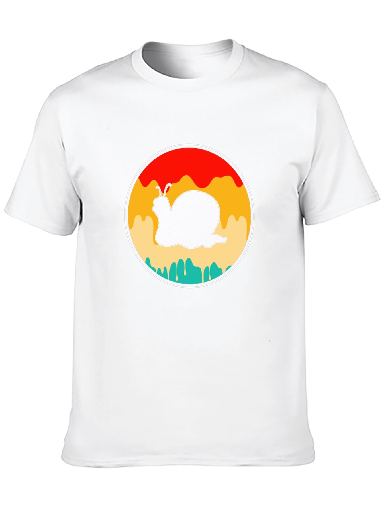 Retro Snail Graphic Tee - Stylish Black T-Shirt
