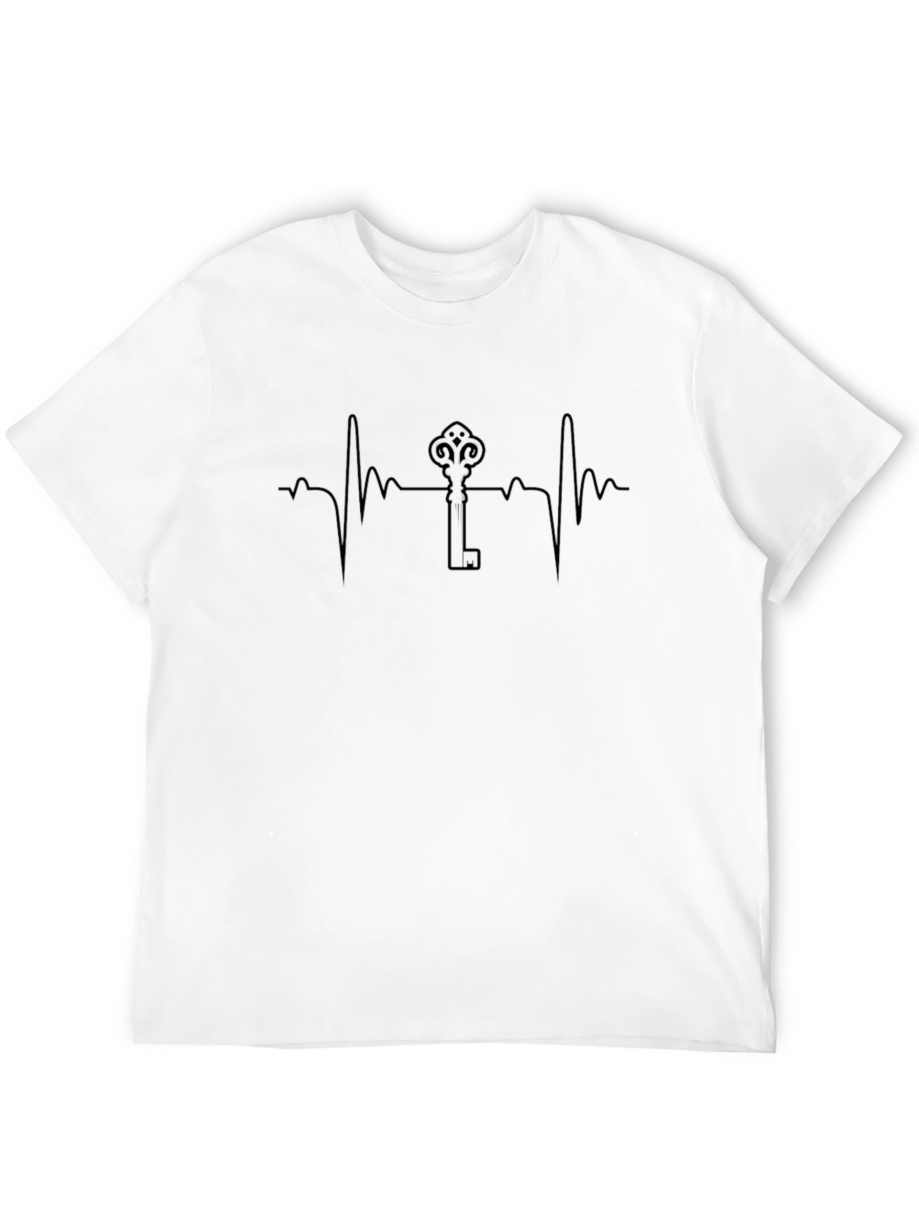 Heartbeat Key T-Shirt - Unisex Graphic Tee