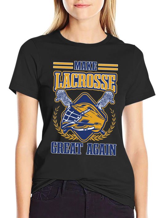 Lacrosse Graphic Tee - Make Lacrosse Great Again T-Shirt