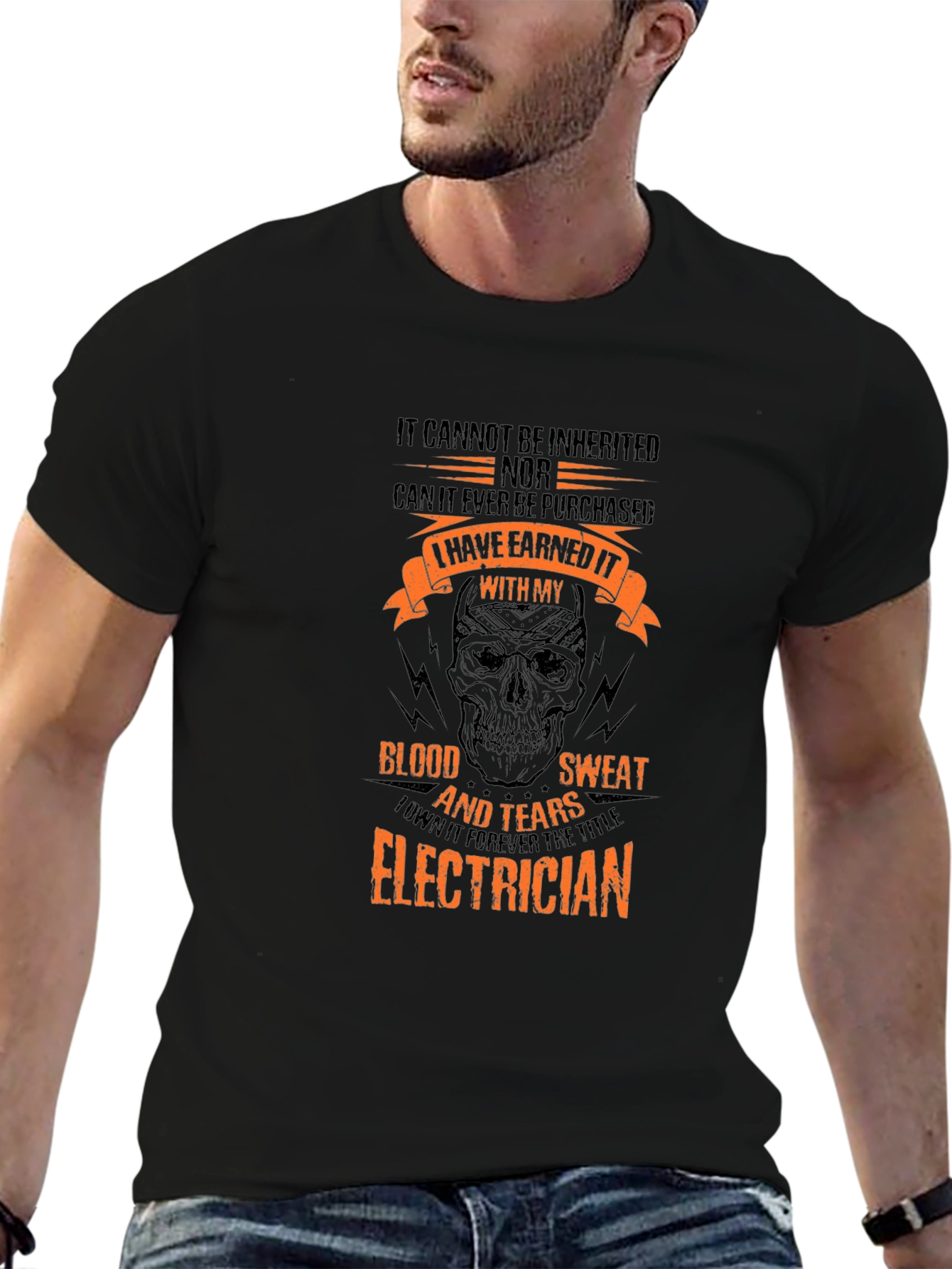Electrician Earned It T-Shirt