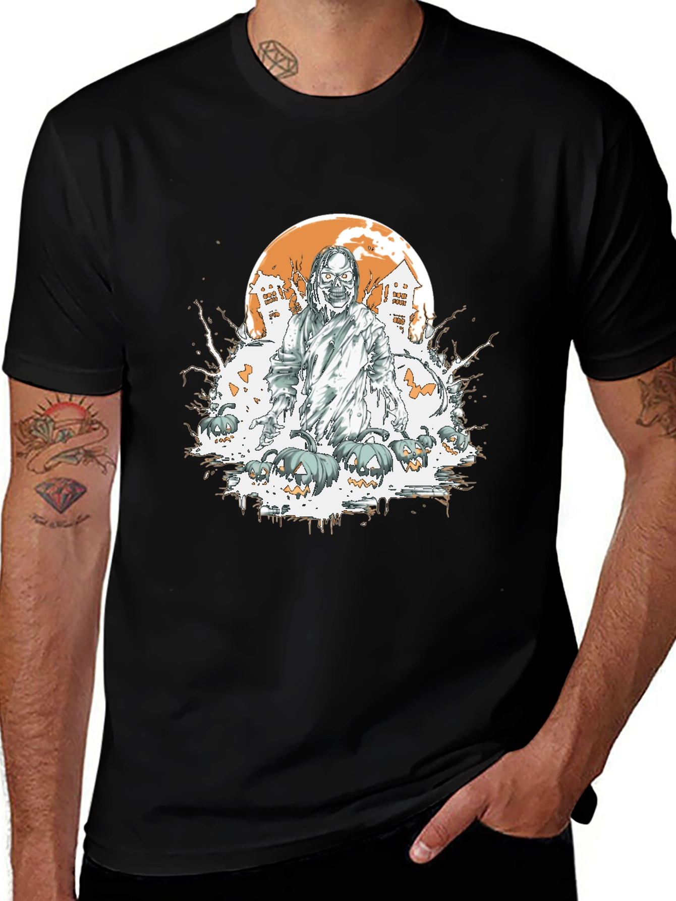 Spooky Zombie Halloween T-Shirt