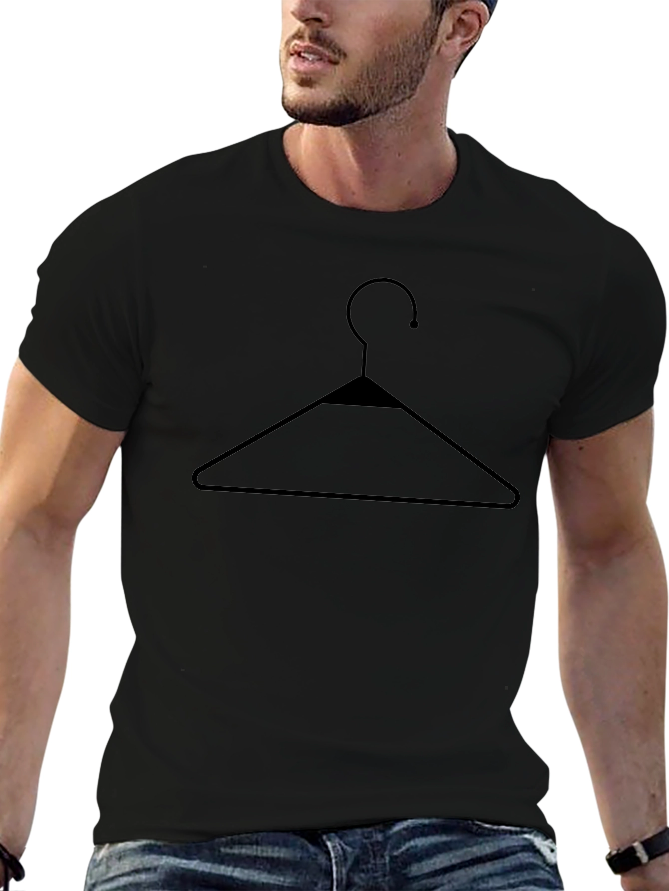 Hanger Graphic Tee - Simple Style Bold Statement